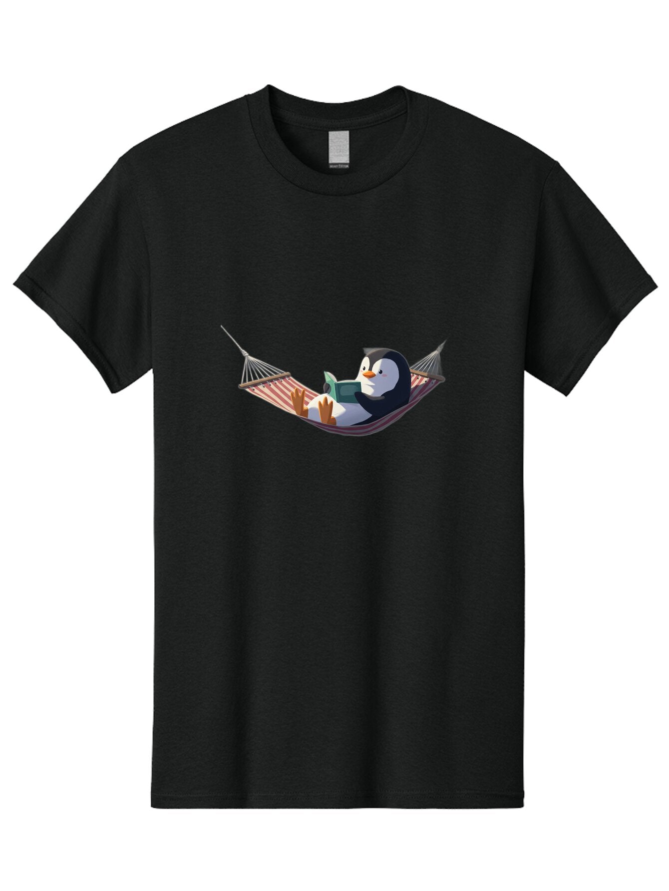 Penguin-In-Hammock Men'S Graphic Tee, 100% Cotton, Comfortable Casual Summer Wear, Machine Washable, Vintage Camera, Old Camera, Antique Camera, Black Camera, Classic Photography, Photography Equipment, Nostalgic Device, Film Camera, Ban074 9
