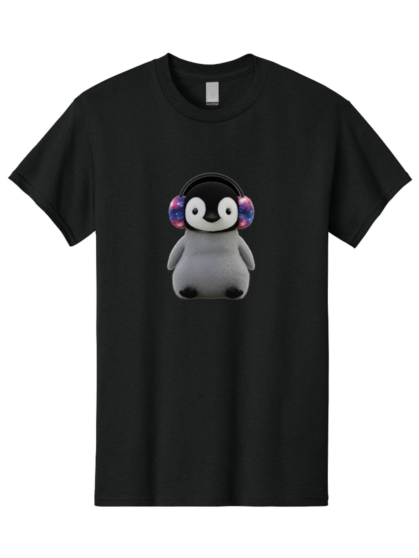 Penguin-In-Headphones-1 Men'S Graphic Tee, 100% Cotton, Comfortable Casual Summer Wear, Machine Washable, Vintage Camera, Old Camera, Antique Camera, Black Camera, Classic Photography, Photography Equipment, Nostalgic Device, Film Camera, Ban075 14