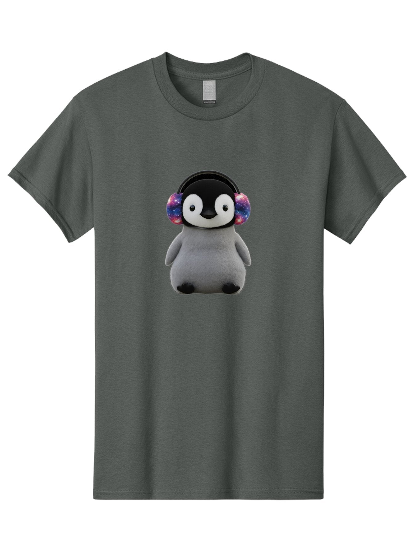 Penguin-In-Headphones-1 Men'S Graphic Tee, 100% Cotton, Comfortable Casual Summer Wear, Machine Washable, Vintage Camera, Old Camera, Antique Camera, Black Camera, Classic Photography, Photography Equipment, Nostalgic Device, Film Camera, Ban075 10