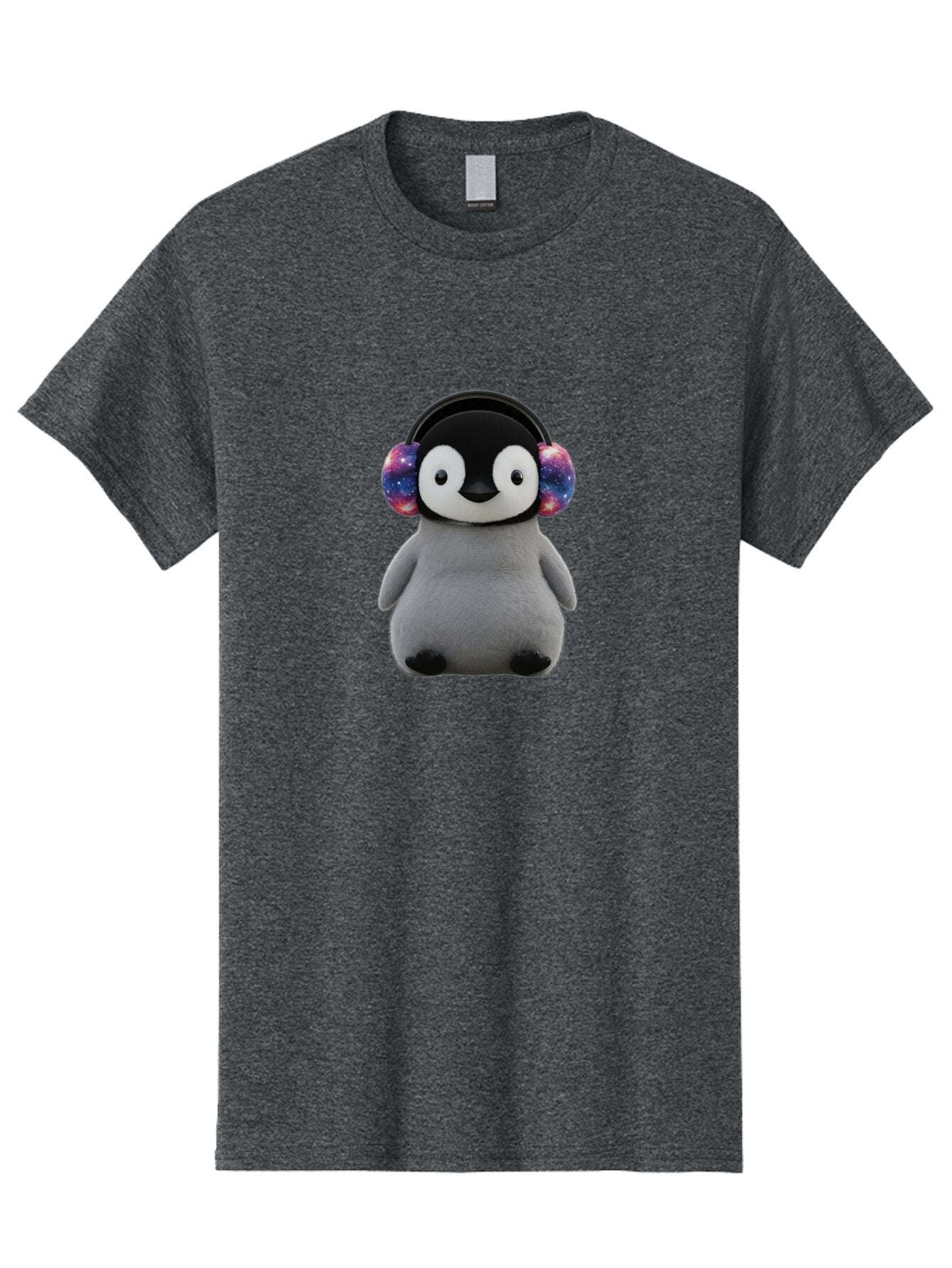 Penguin-In-Headphones-1 Men'S Graphic Tee, 100% Cotton, Comfortable Casual Summer Wear, Machine Washable, Vintage Camera, Old Camera, Antique Camera, Black Camera, Classic Photography, Photography Equipment, Nostalgic Device, Film Camera, Ban075 4
