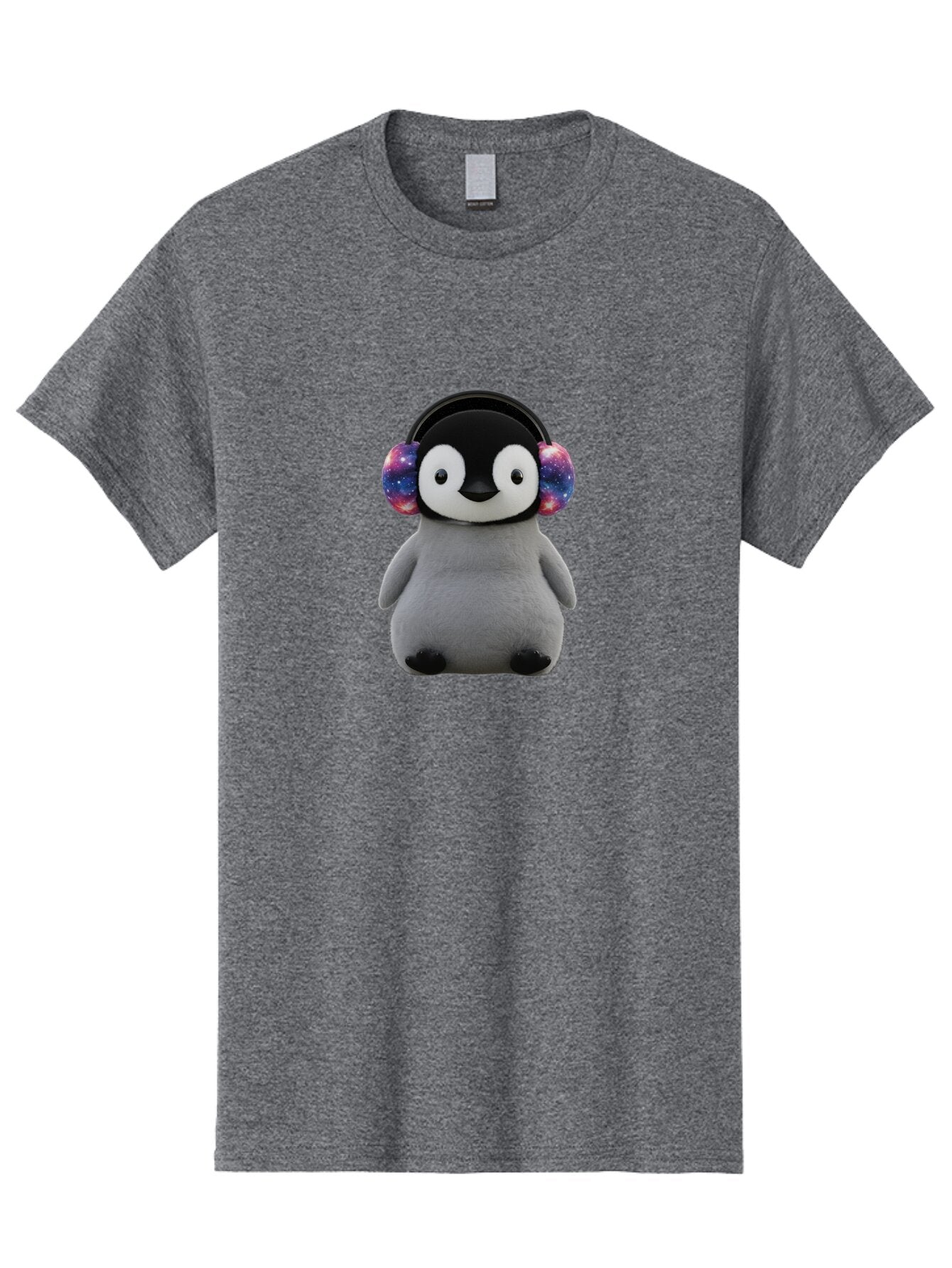 Penguin-In-Headphones-1 Men'S Graphic Tee, 100% Cotton, Comfortable Casual Summer Wear, Machine Washable, Vintage Camera, Old Camera, Antique Camera, Black Camera, Classic Photography, Photography Equipment, Nostalgic Device, Film Camera, Ban075 11