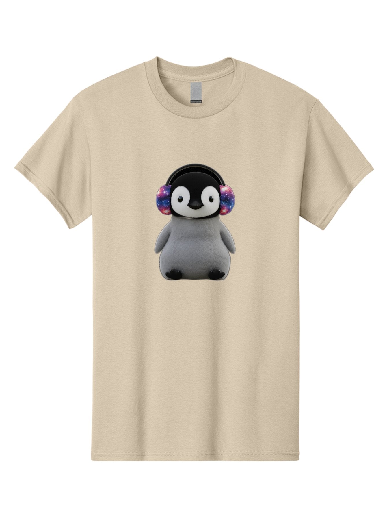 Penguin-In-Headphones-1 Men'S Graphic Tee, 100% Cotton, Comfortable Casual Summer Wear, Machine Washable, Vintage Camera, Old Camera, Antique Camera, Black Camera, Classic Photography, Photography Equipment, Nostalgic Device, Film Camera, Ban075 13