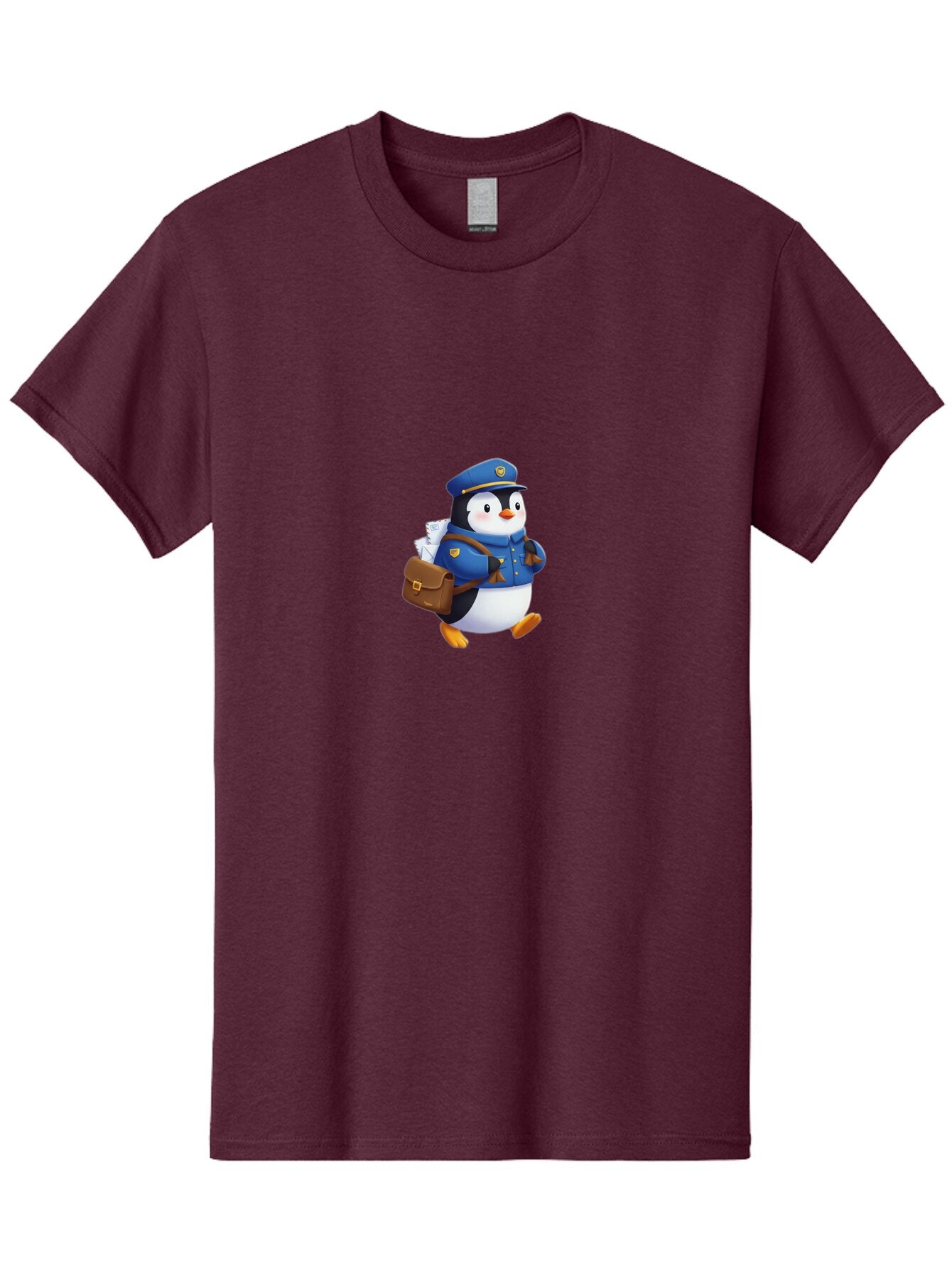 Penguin-Postal-Worker Men'S Graphic Tee, 100% Cotton, Comfortable Casual Summer Wear, Machine Washable, Vintage Camera, Old Camera, Antique Camera, Black Camera, Classic Photography, Photography Equipment, Nostalgic Device, Film Camera, Ban079 15