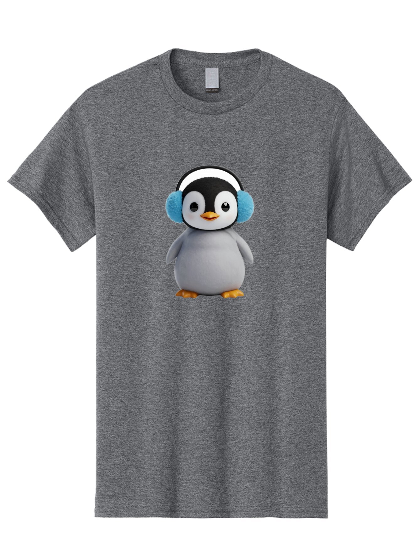 Penguin-Wearing-Earmuffs Men'S Graphic Tee, 100% Cotton, Comfortable Casual Summer Wear, Machine Washable, Vintage Camera, Old Camera, Antique Camera, Black Camera, Classic Photography, Photography Equipment, Nostalgic Device, Film Camera, Ban080 5