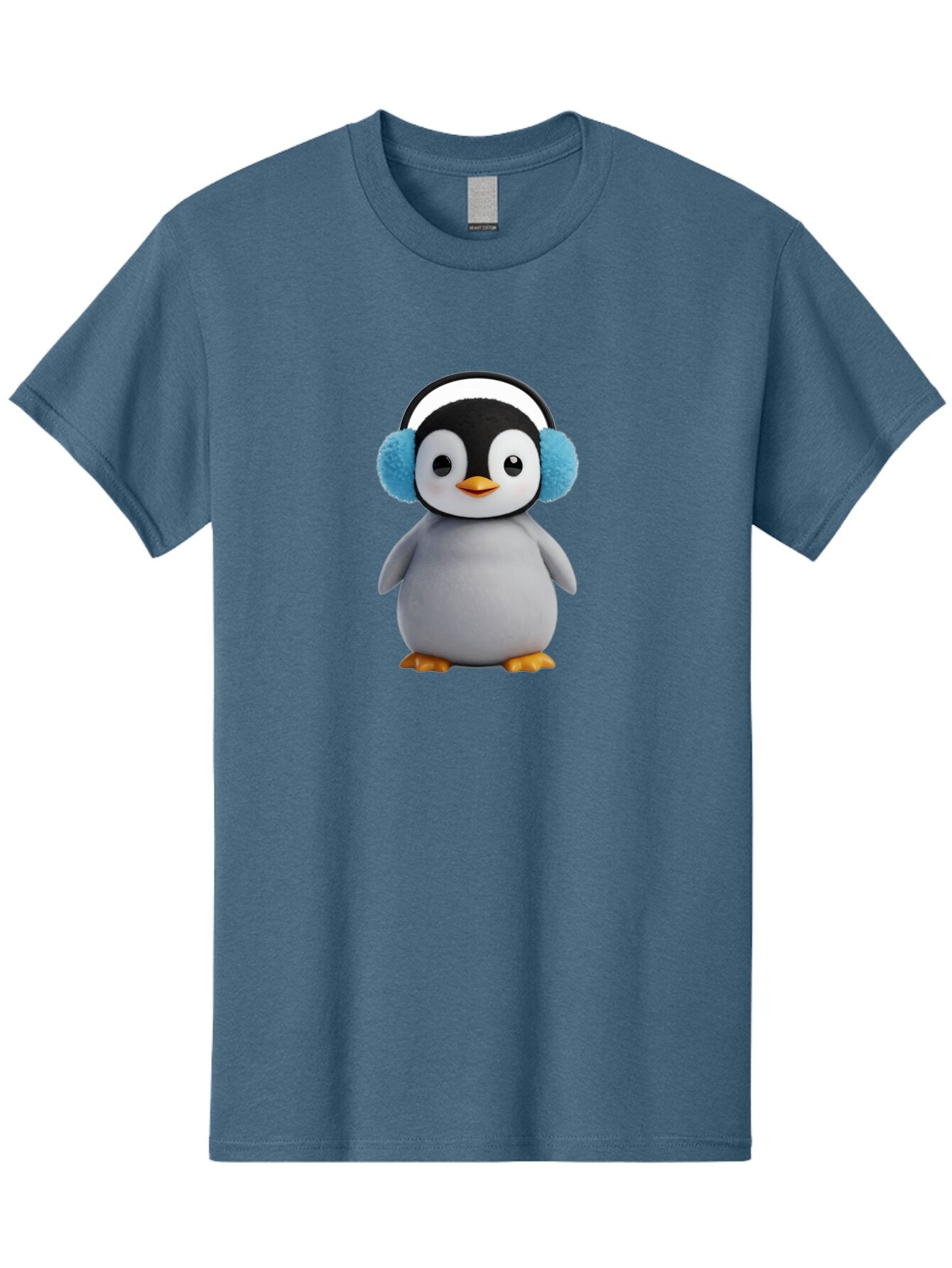 Penguin-Wearing-Earmuffs Men'S Graphic Tee, 100% Cotton, Comfortable Casual Summer Wear, Machine Washable, Vintage Camera, Old Camera, Antique Camera, Black Camera, Classic Photography, Photography Equipment, Nostalgic Device, Film Camera, Ban080 12