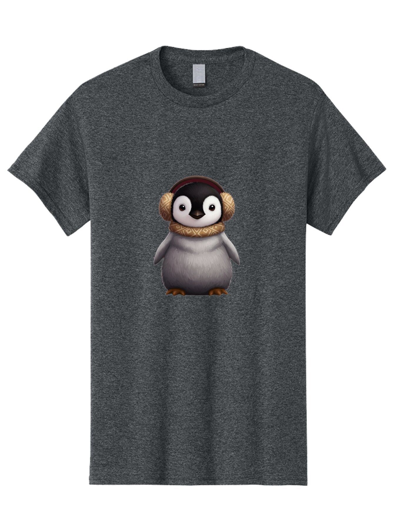 Penguin-With-Earmuffs-1 Men'S Graphic Tee, 100% Cotton, Comfortable Casual Summer Wear, Machine Washable, Vintage Camera, Old Camera, Antique Camera, Black Camera, Classic Photography, Photography Equipment, Nostalgic Device, Film Camera, Ban081 15