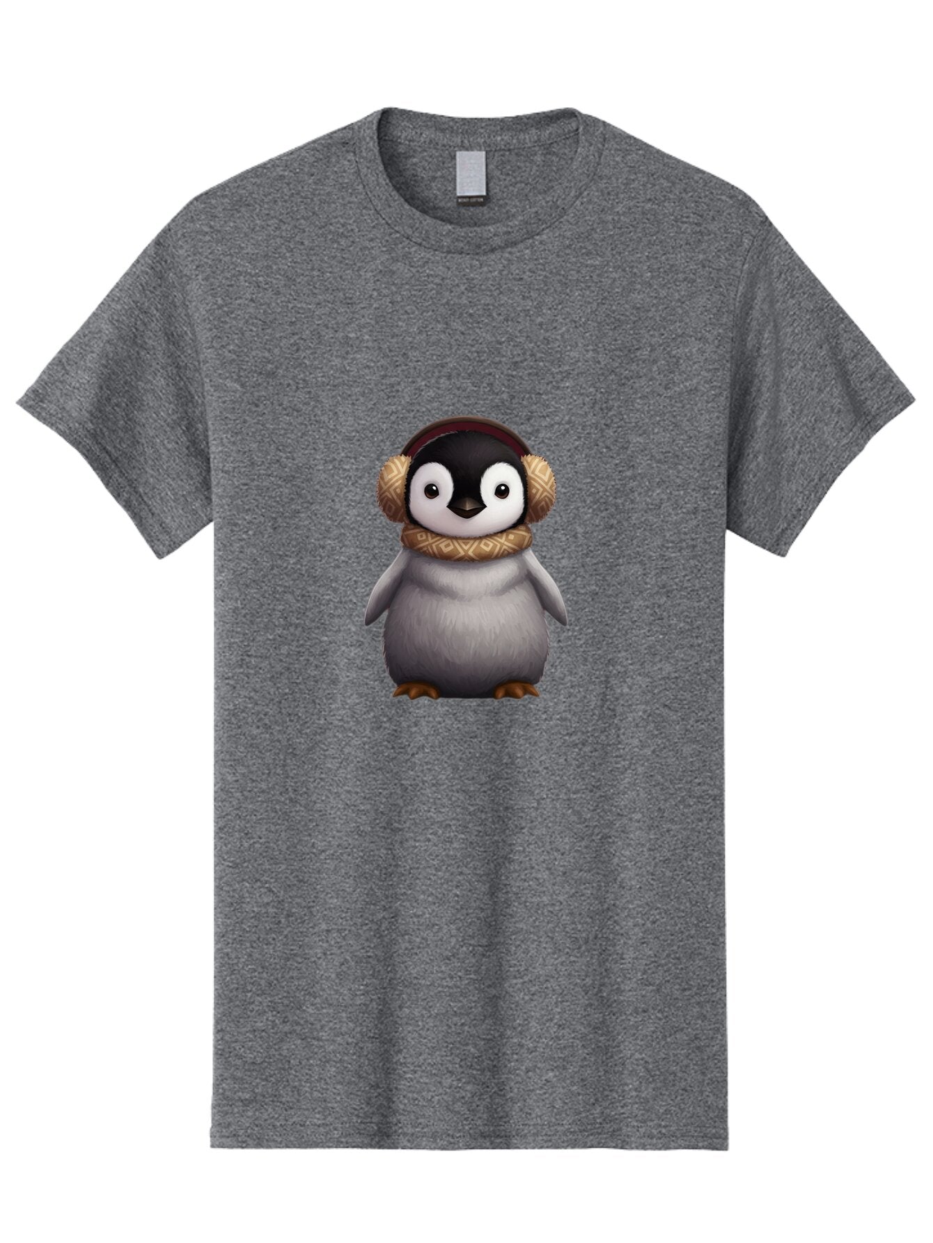 Penguin-With-Earmuffs-1 Men'S Graphic Tee, 100% Cotton, Comfortable Casual Summer Wear, Machine Washable, Vintage Camera, Old Camera, Antique Camera, Black Camera, Classic Photography, Photography Equipment, Nostalgic Device, Film Camera, Ban081 12