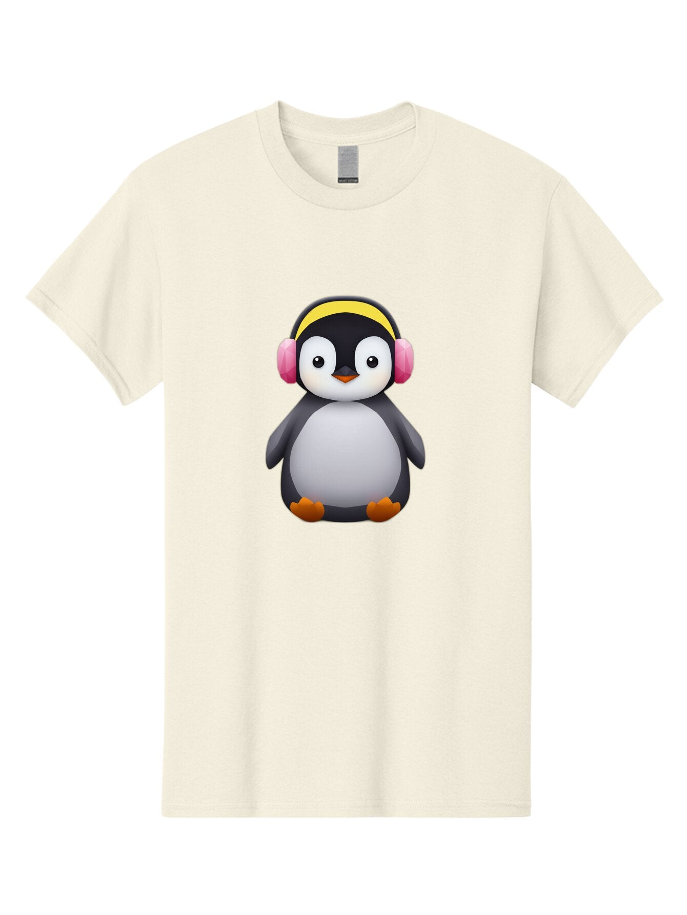 Penguin-With-Headphones-1 Men'S Graphic Tee, 100% Cotton, Comfortable Casual Summer Wear, Machine Washable, Vintage Camera, Old Camera, Antique Camera, Black Camera, Classic Photography, Photography Equipment, Nostalgic Device, Film Camera, Ban084