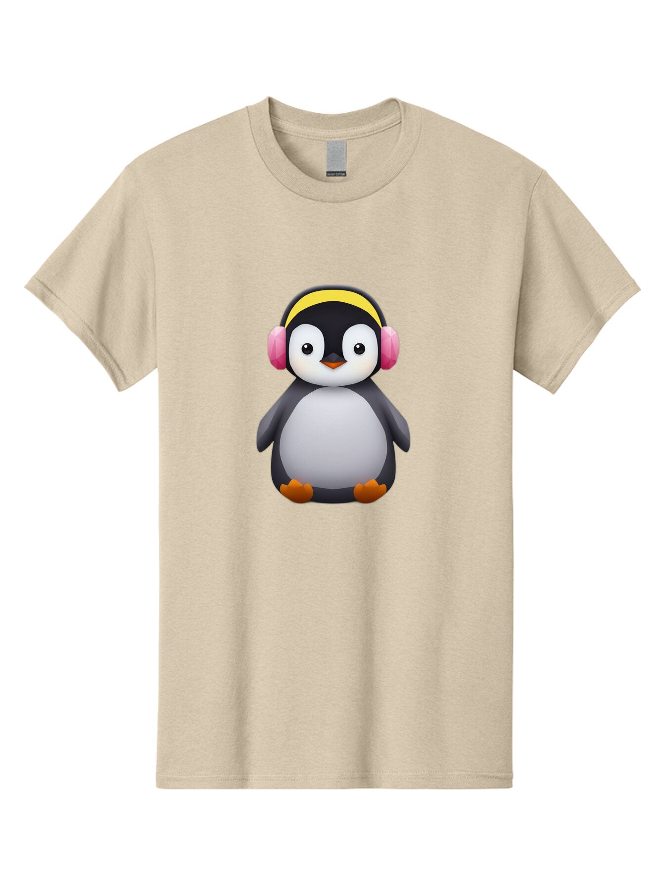 Penguin-With-Headphones-1 Men'S Graphic Tee, 100% Cotton, Comfortable Casual Summer Wear, Machine Washable, Vintage Camera, Old Camera, Antique Camera, Black Camera, Classic Photography, Photography Equipment, Nostalgic Device, Film Camera, Ban084 9