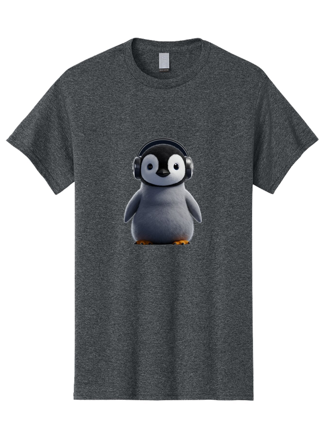 Penguin-With-Headphones-2 Men'S Graphic Tee, 100% Cotton, Comfortable Casual Summer Wear, Machine Washable, Vintage Camera, Old Camera, Antique Camera, Black Camera, Classic Photography, Photography Equipment, Nostalgic Device, Film Camera, Ban085 12