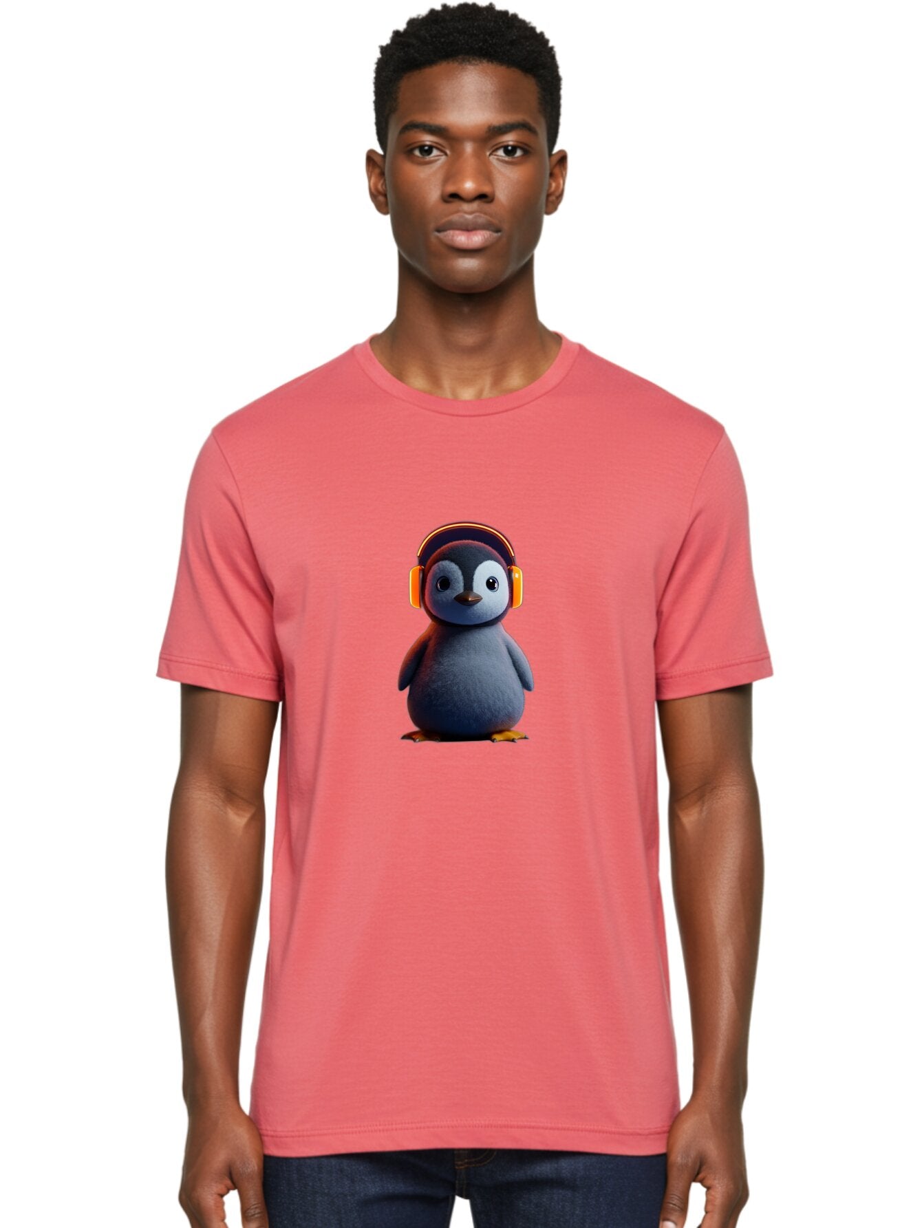 Penguin-With-Headphones-4 Men'S Graphic Tee, 100% Cotton, Comfortable Casual Summer Wear, Machine Washable, Vintage Camera, Old Camera, Antique Camera, Black Camera, Classic Photography, Photography Equipment, Nostalgic Device, Film Camera, Ban087 27
