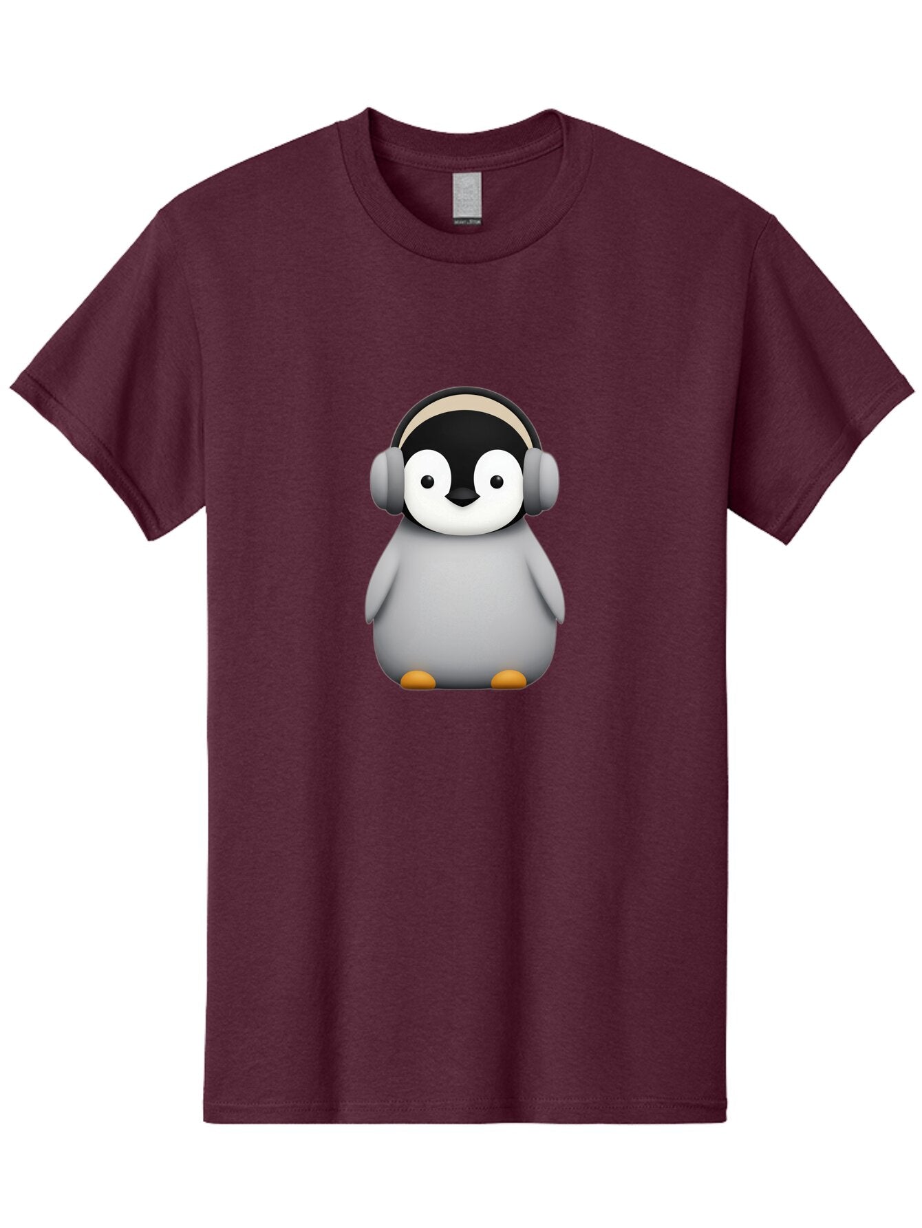 Penguin-With-Headphones-5 Men'S Graphic Tee, 100% Cotton, Comfortable Casual Summer Wear, Machine Washable, Vintage Camera, Old Camera, Antique Camera, Black Camera, Classic Photography, Photography Equipment, Nostalgic Device, Film Camera, Ban088 13