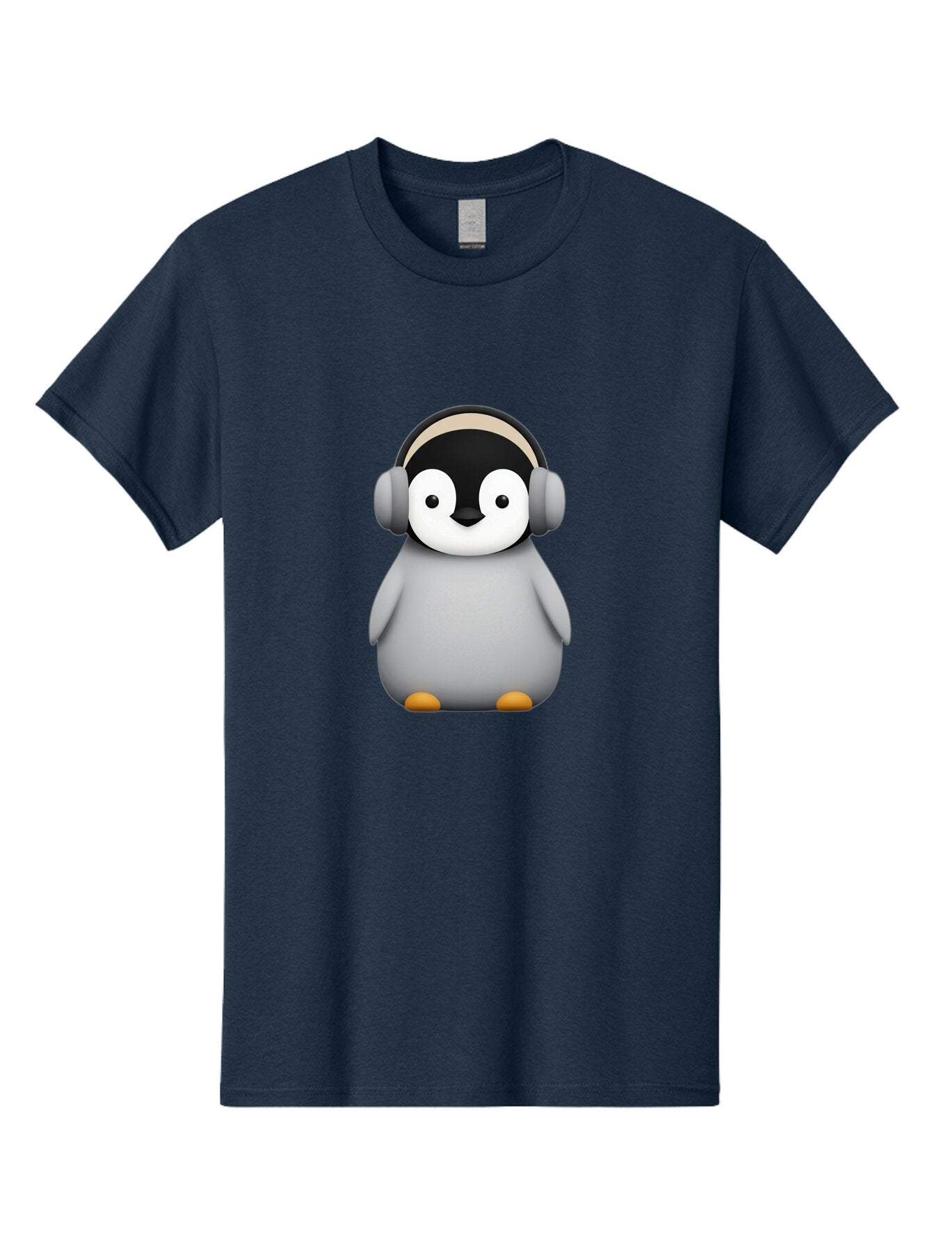 Penguin-With-Headphones-5 Men'S Graphic Tee, 100% Cotton, Comfortable Casual Summer Wear, Machine Washable, Vintage Camera, Old Camera, Antique Camera, Black Camera, Classic Photography, Photography Equipment, Nostalgic Device, Film Camera, Ban088 7