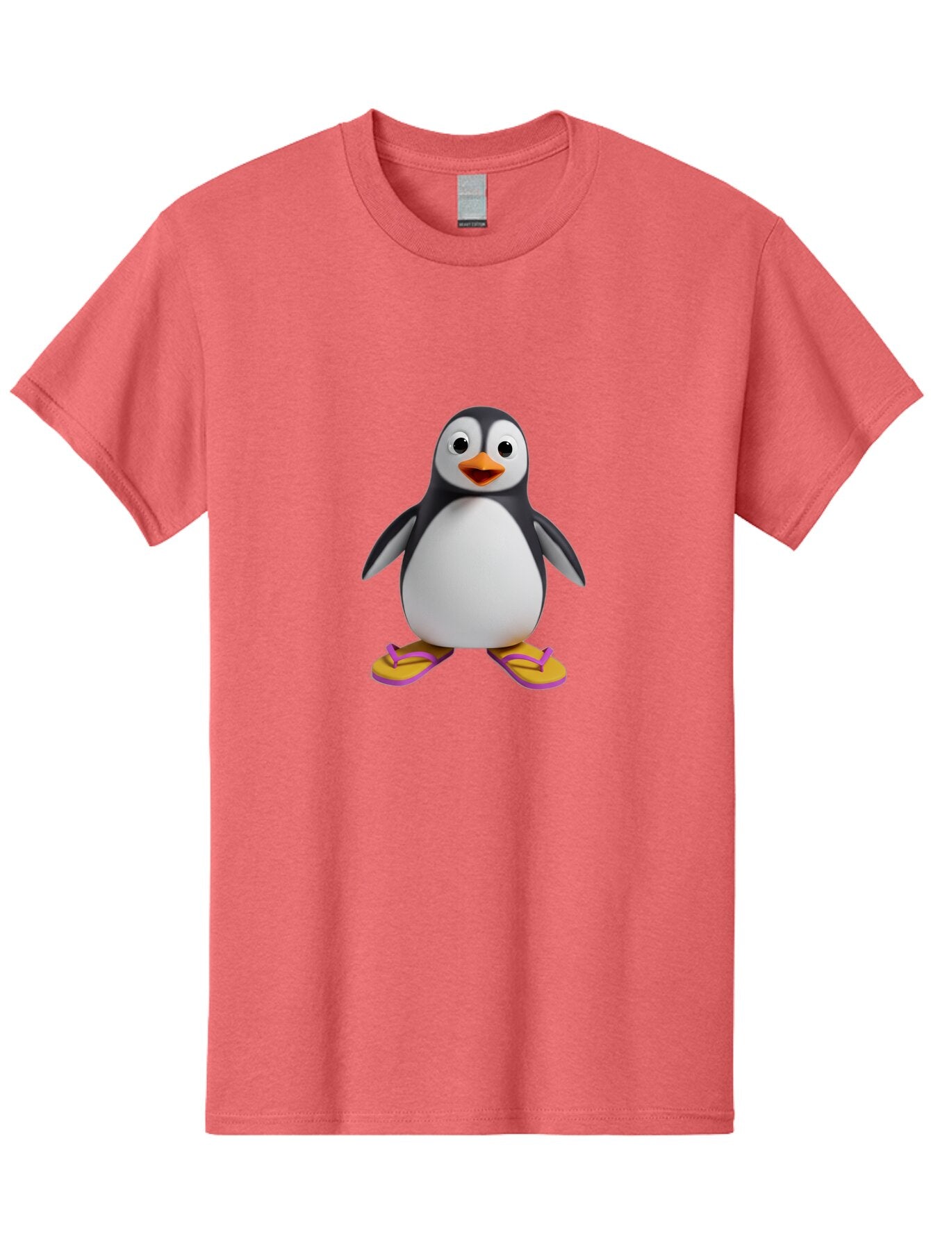 Penguin-With-Slippers-1 Men'S Graphic Tee, 100% Cotton, Comfortable Casual Summer Wear, Machine Washable, Vintage Camera, Old Camera, Antique Camera, Black Camera, Classic Photography, Photography Equipment, Nostalgic Device, Film Camera, Ban090 6