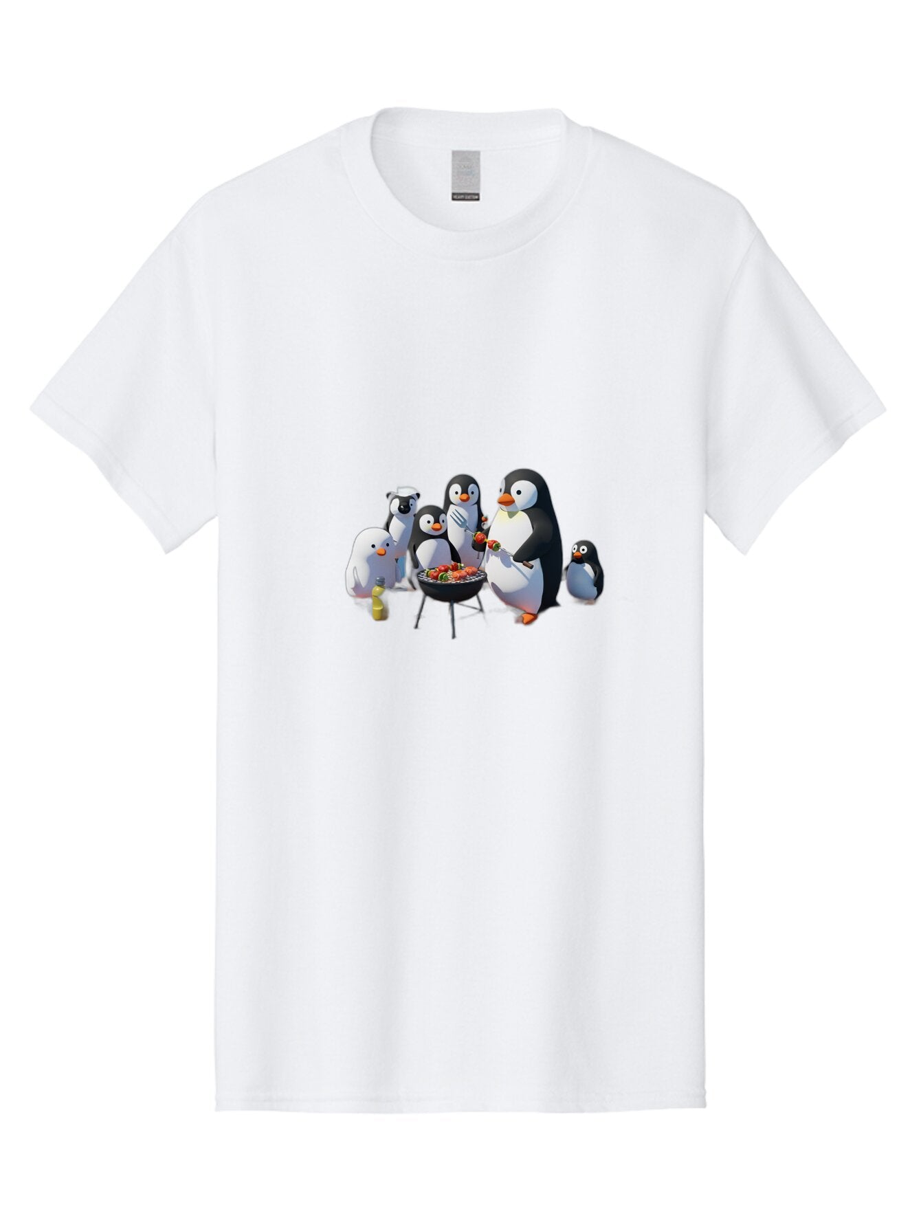 Penguins Men'S Graphic Tee, 100% Cotton, Comfortable Casual Summer Wear, Machine Washable, Vintage Camera, Old Camera, Antique Camera, Black Camera, Classic Photography, Photography Equipment, Nostalgic Device, Film Camera, Camera Art Ban093 4