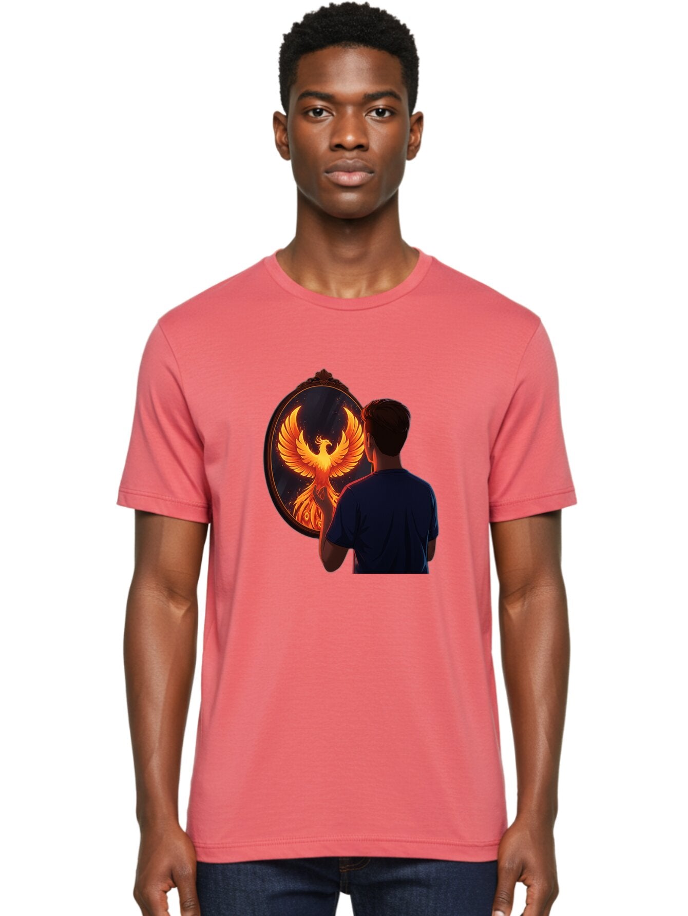 Phoenix-In-Mirror Men'S Graphic Tee, 100% Cotton, Comfortable Casual Summer Wear, Machine Washable, Vintage Camera, Old Camera, Antique Camera, Black Camera, Classic Photography, Photography Equipment, Nostalgic Device, Film Camera, Camera Art Ban098 16