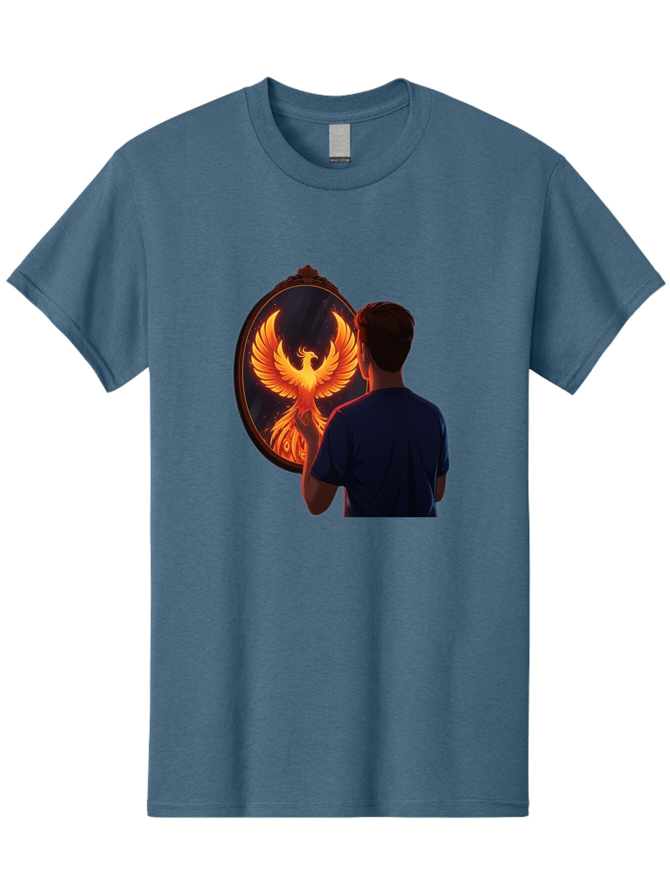 Phoenix-In-Mirror Men'S Graphic Tee, 100% Cotton, Comfortable Casual Summer Wear, Machine Washable, Vintage Camera, Old Camera, Antique Camera, Black Camera, Classic Photography, Photography Equipment, Nostalgic Device, Film Camera, Camera Art Ban098 15