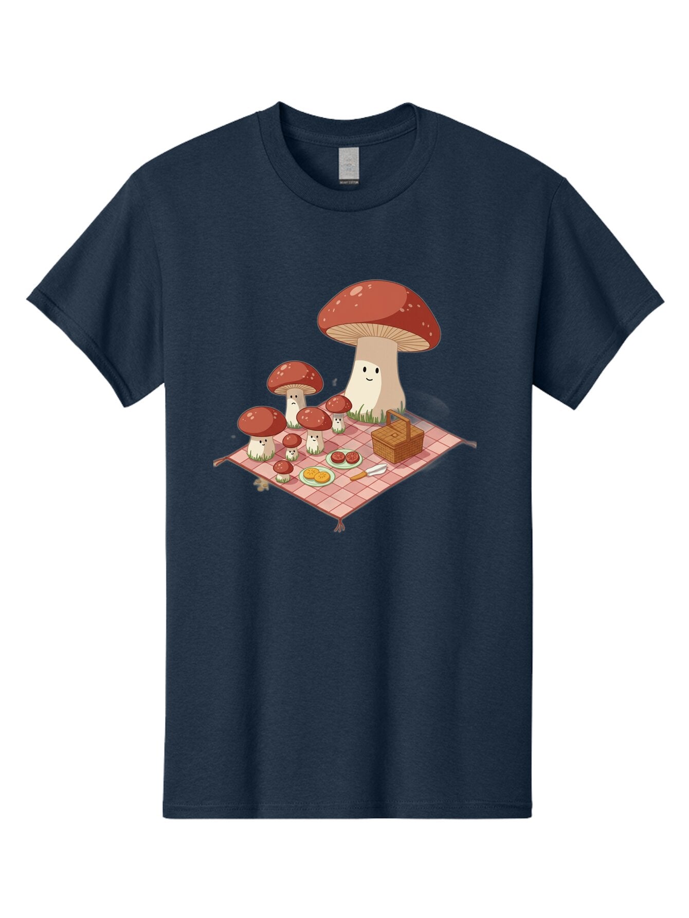 Picnic-Mushrooms Men'S Graphic Tee, 100% Cotton, Comfortable Casual Summer Wear, Machine Washable, Vintage Camera, Old Camera, Antique Camera, Black Camera, Classic Photography, Photography Equipment, Nostalgic Device, Film Camera, Camera Art Ban101