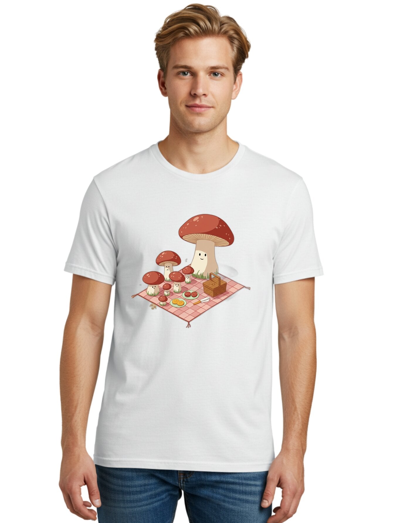 Picnic-Mushrooms Men'S Graphic Tee, 100% Cotton, Comfortable Casual Summer Wear, Machine Washable, Vintage Camera, Old Camera, Antique Camera, Black Camera, Classic Photography, Photography Equipment, Nostalgic Device, Film Camera, Camera Art Ban101 19