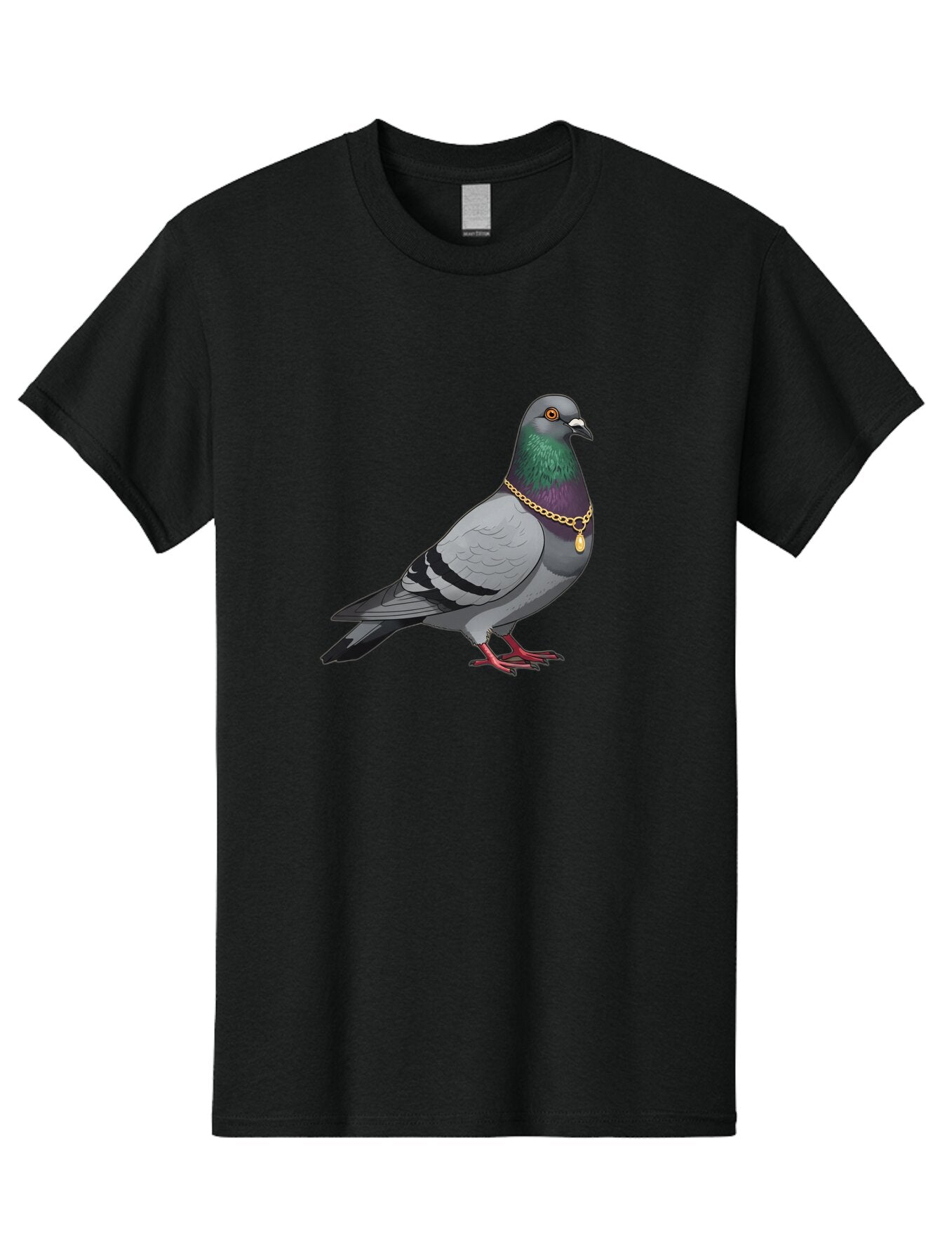 Pigeon-With-Gold-Chain Men'S Graphic Tee, 100% Cotton, Comfortable Casual Summer Wear, Machine Washable, Vintage Camera, Old Camera, Antique Camera, Black Camera, Classic Photography, Photography Equipment, Nostalgic Device, Film Camera, Ban107 15