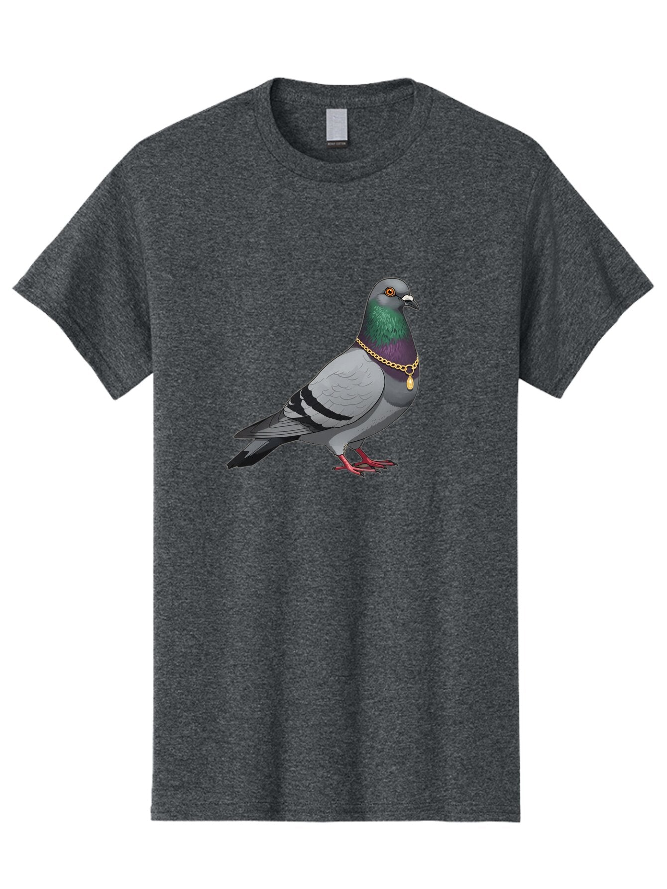 Pigeon-With-Gold-Chain Men'S Graphic Tee, 100% Cotton, Comfortable Casual Summer Wear, Machine Washable, Vintage Camera, Old Camera, Antique Camera, Black Camera, Classic Photography, Photography Equipment, Nostalgic Device, Film Camera, Ban107 3