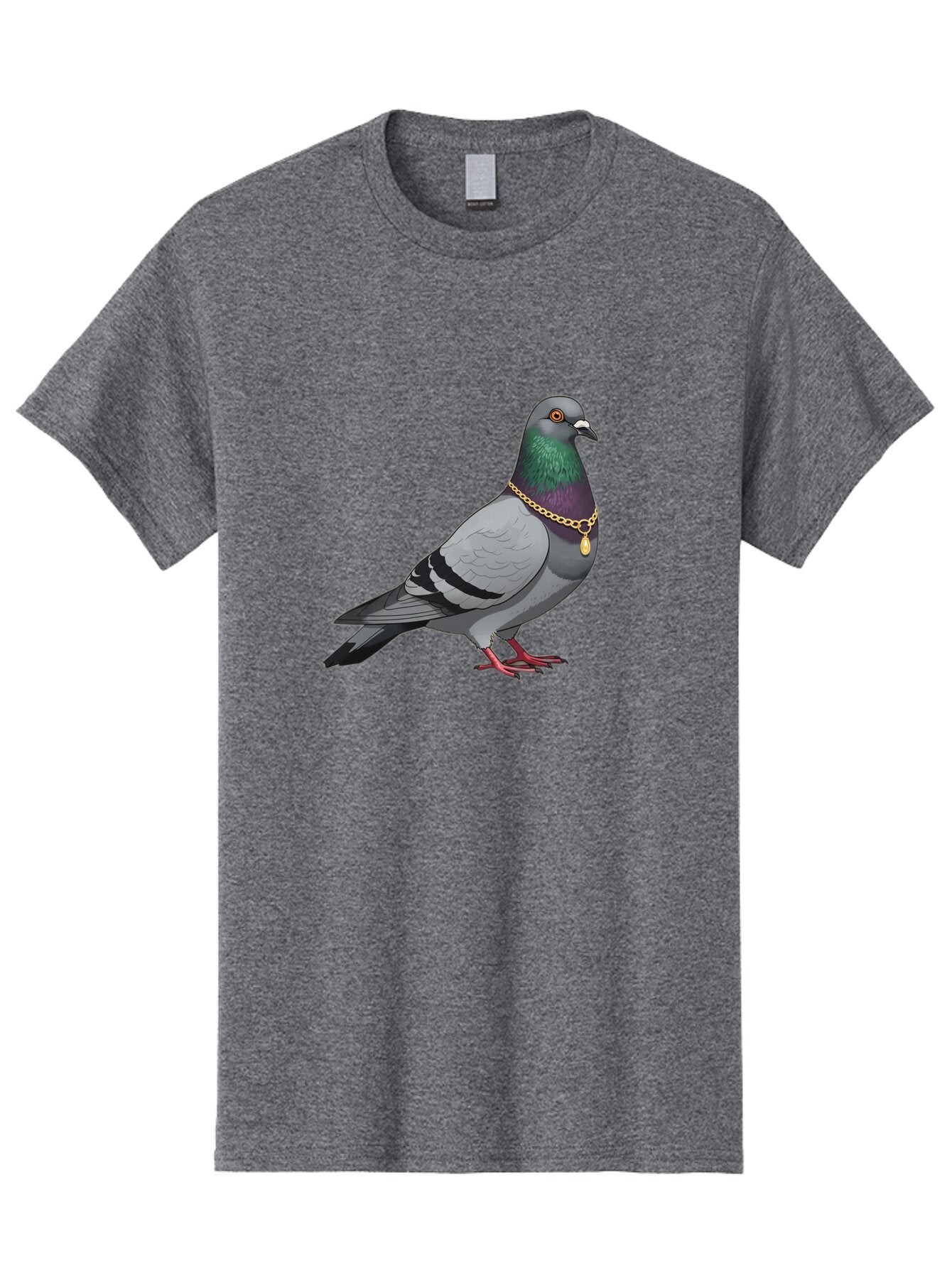 Pigeon-With-Gold-Chain Men'S Graphic Tee, 100% Cotton, Comfortable Casual Summer Wear, Machine Washable, Vintage Camera, Old Camera, Antique Camera, Black Camera, Classic Photography, Photography Equipment, Nostalgic Device, Film Camera, Ban107 4
