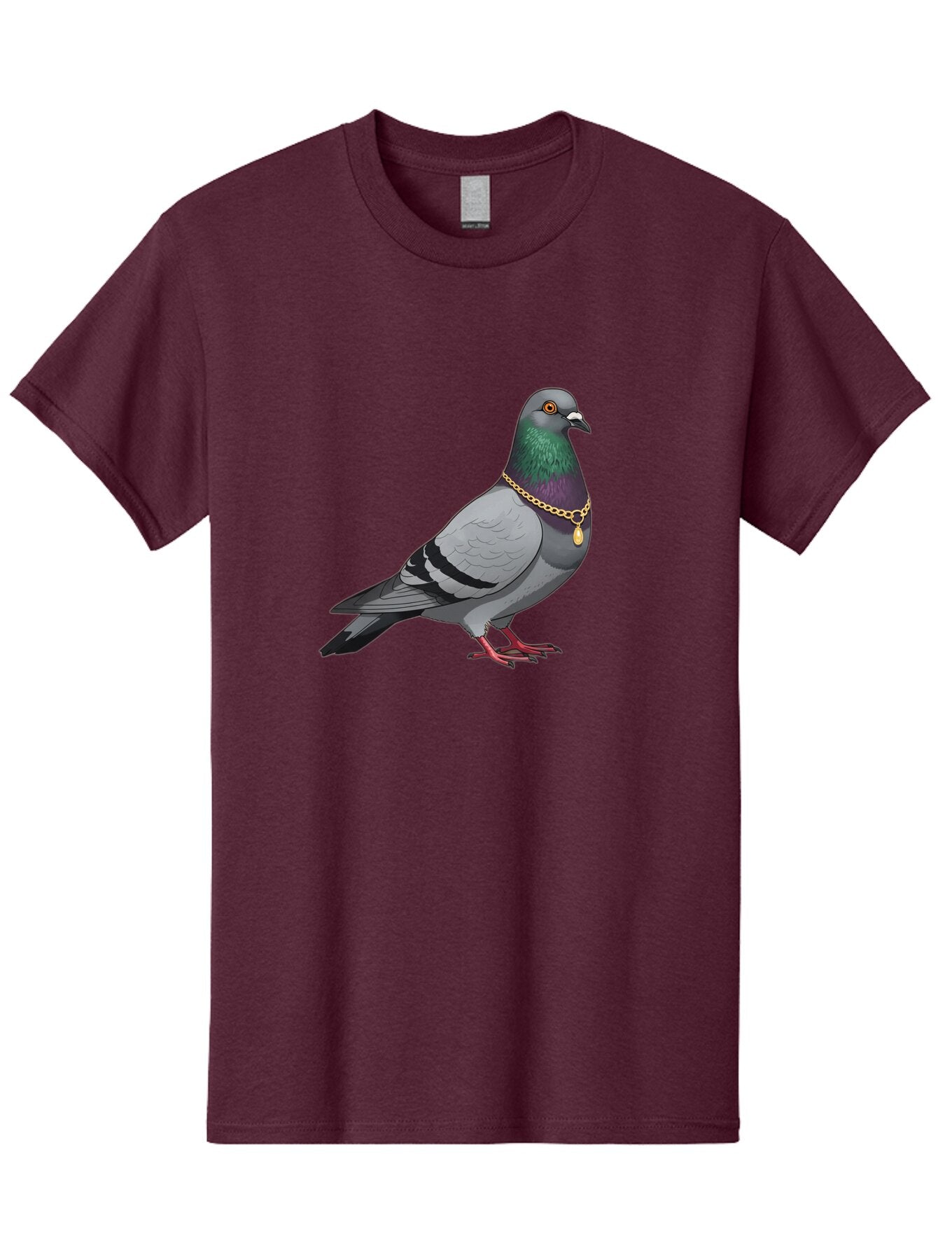 Pigeon-With-Gold-Chain Men'S Graphic Tee, 100% Cotton, Comfortable Casual Summer Wear, Machine Washable, Vintage Camera, Old Camera, Antique Camera, Black Camera, Classic Photography, Photography Equipment, Nostalgic Device, Film Camera, Ban107 6