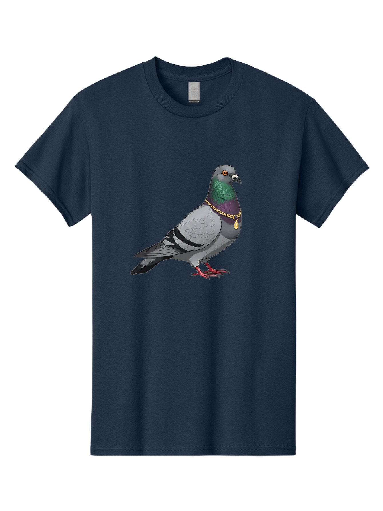 Pigeon-With-Gold-Chain Men'S Graphic Tee, 100% Cotton, Comfortable Casual Summer Wear, Machine Washable, Vintage Camera, Old Camera, Antique Camera, Black Camera, Classic Photography, Photography Equipment, Nostalgic Device, Film Camera, Ban107