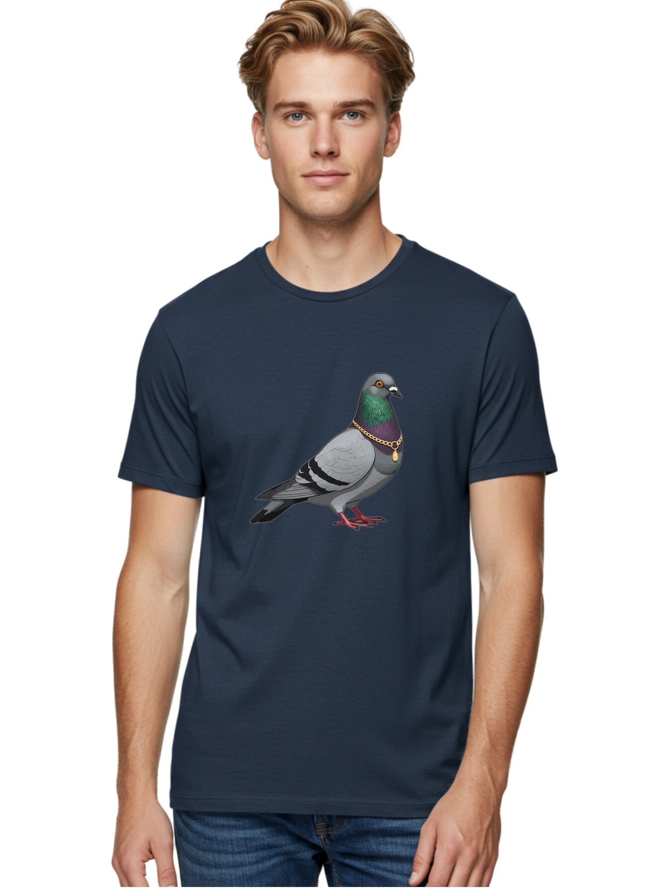 Pigeon-With-Gold-Chain Men'S Graphic Tee, 100% Cotton, Comfortable Casual Summer Wear, Machine Washable, Vintage Camera, Old Camera, Antique Camera, Black Camera, Classic Photography, Photography Equipment, Nostalgic Device, Film Camera, Ban107 19