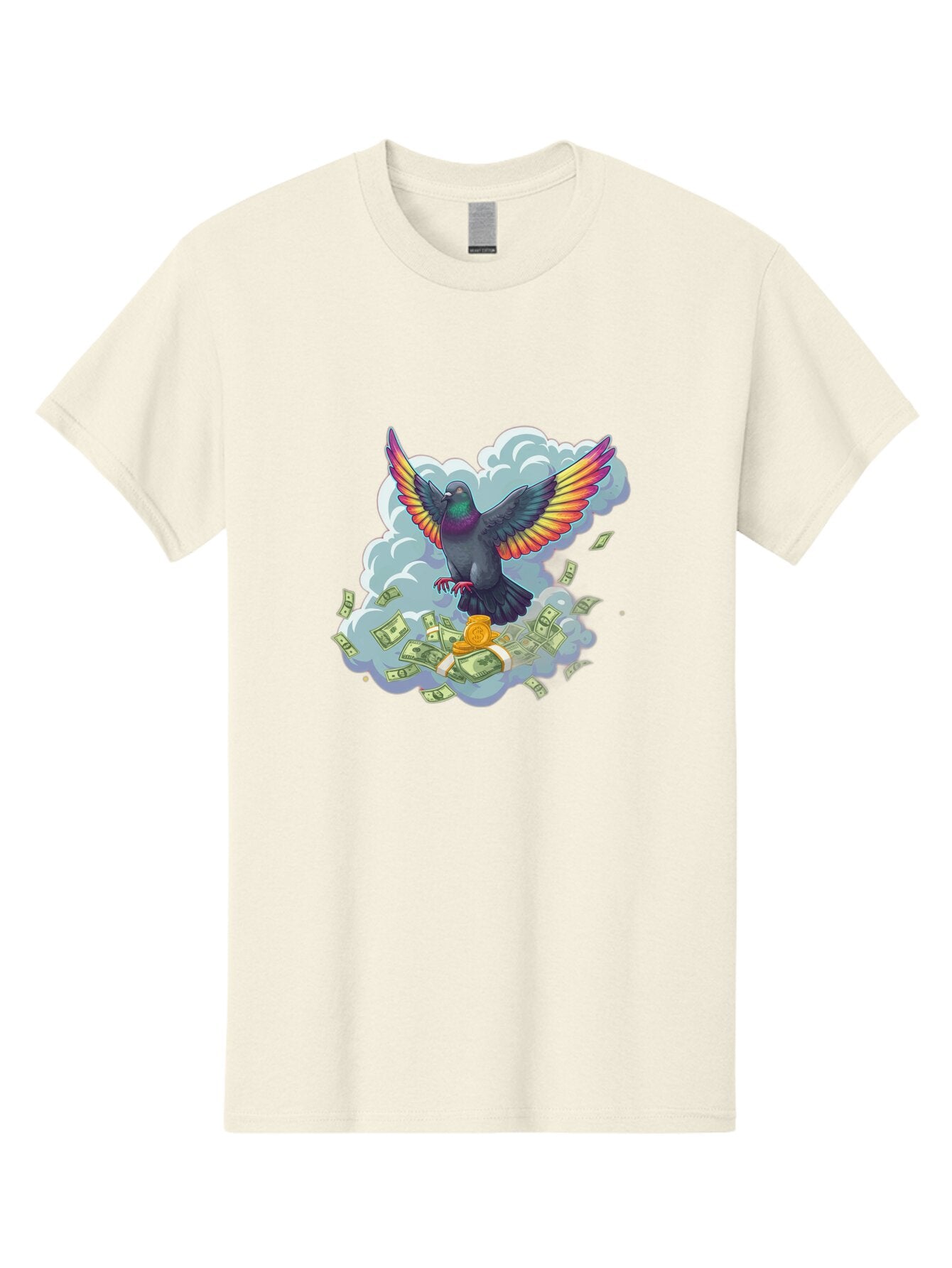 Pigeon-With-Rainbow-Wings Men'S Graphic Tee, 100% Cotton, Comfortable Casual Summer Wear, Machine Washable, Vintage Camera, Old Camera, Antique Camera, Black Camera, Classic Photography, Photography Equipment, Nostalgic Device, Film Camera, Ban108 7