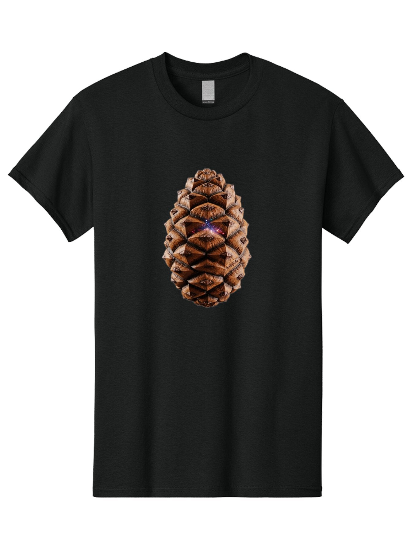 Pine-Cone-Galaxy-1 Men'S Graphic Tee, 100% Cotton, Comfortable Casual Summer Wear, Machine Washable, Vintage Camera, Old Camera, Antique Camera, Black Camera, Classic Photography, Photography Equipment, Nostalgic Device, Film Camera, Ban115 10