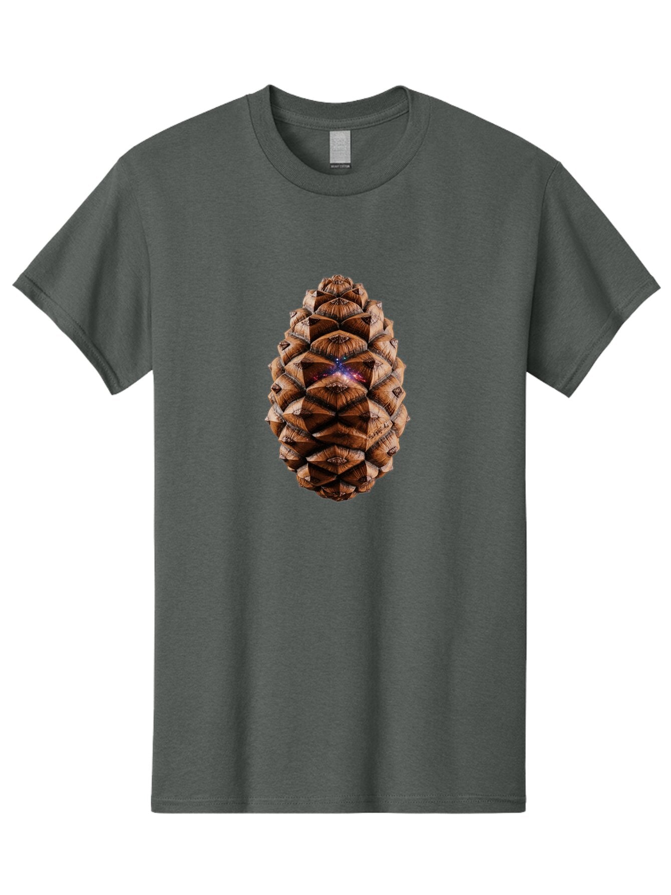 Pine-Cone-Galaxy-1 Men'S Graphic Tee, 100% Cotton, Comfortable Casual Summer Wear, Machine Washable, Vintage Camera, Old Camera, Antique Camera, Black Camera, Classic Photography, Photography Equipment, Nostalgic Device, Film Camera, Ban115 4