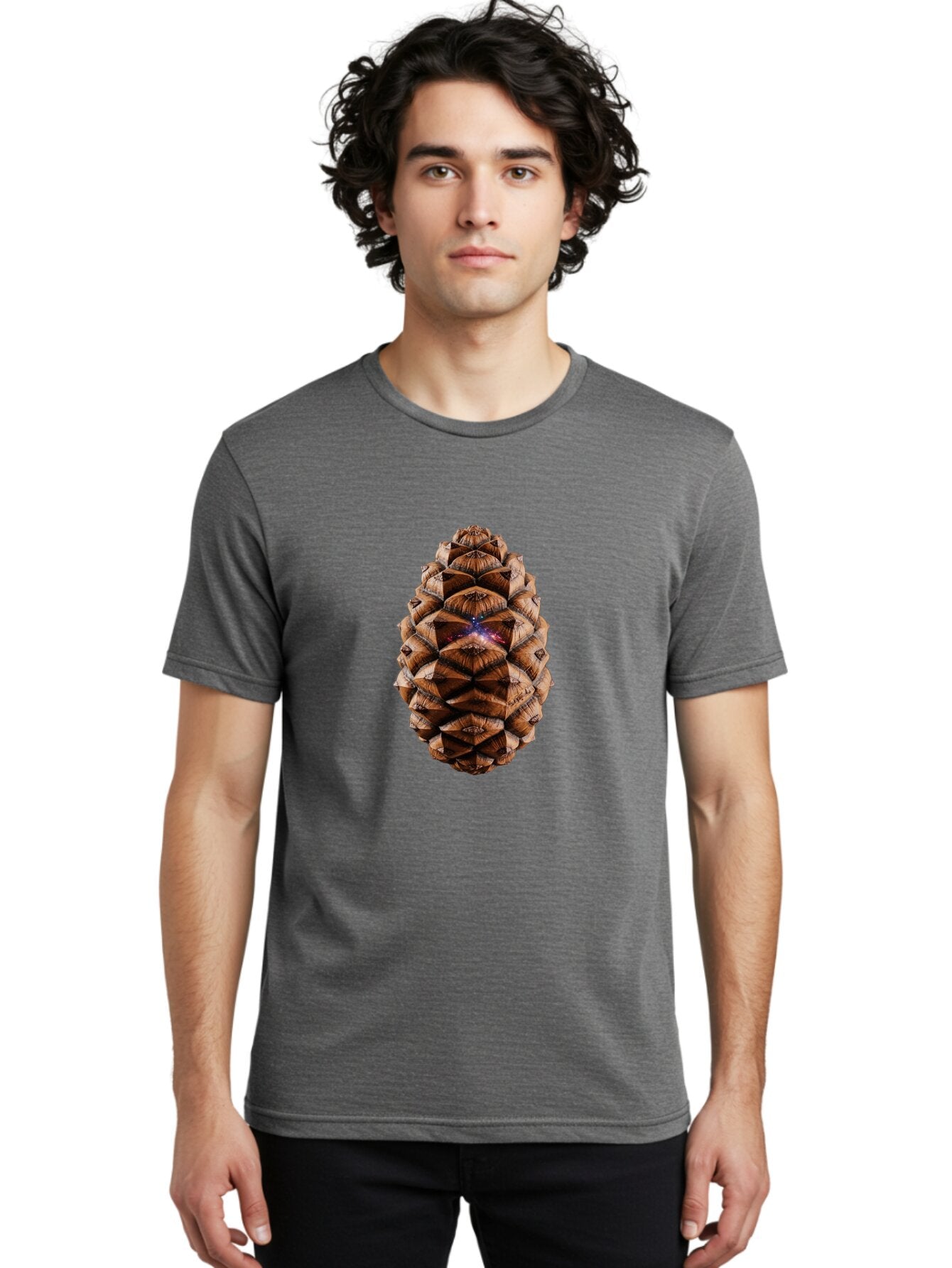 Pine-Cone-Galaxy-1 Men'S Graphic Tee, 100% Cotton, Comfortable Casual Summer Wear, Machine Washable, Vintage Camera, Old Camera, Antique Camera, Black Camera, Classic Photography, Photography Equipment, Nostalgic Device, Film Camera, Ban115 19