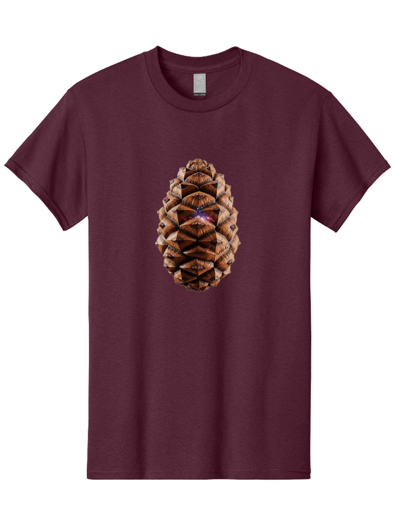Pine-Cone-Galaxy-1 Men'S Graphic Tee, 100% Cotton, Comfortable Casual Summer Wear, Machine Washable, Vintage Camera, Old Camera, Antique Camera, Black Camera, Classic Photography, Photography Equipment, Nostalgic Device, Film Camera, Ban115 9