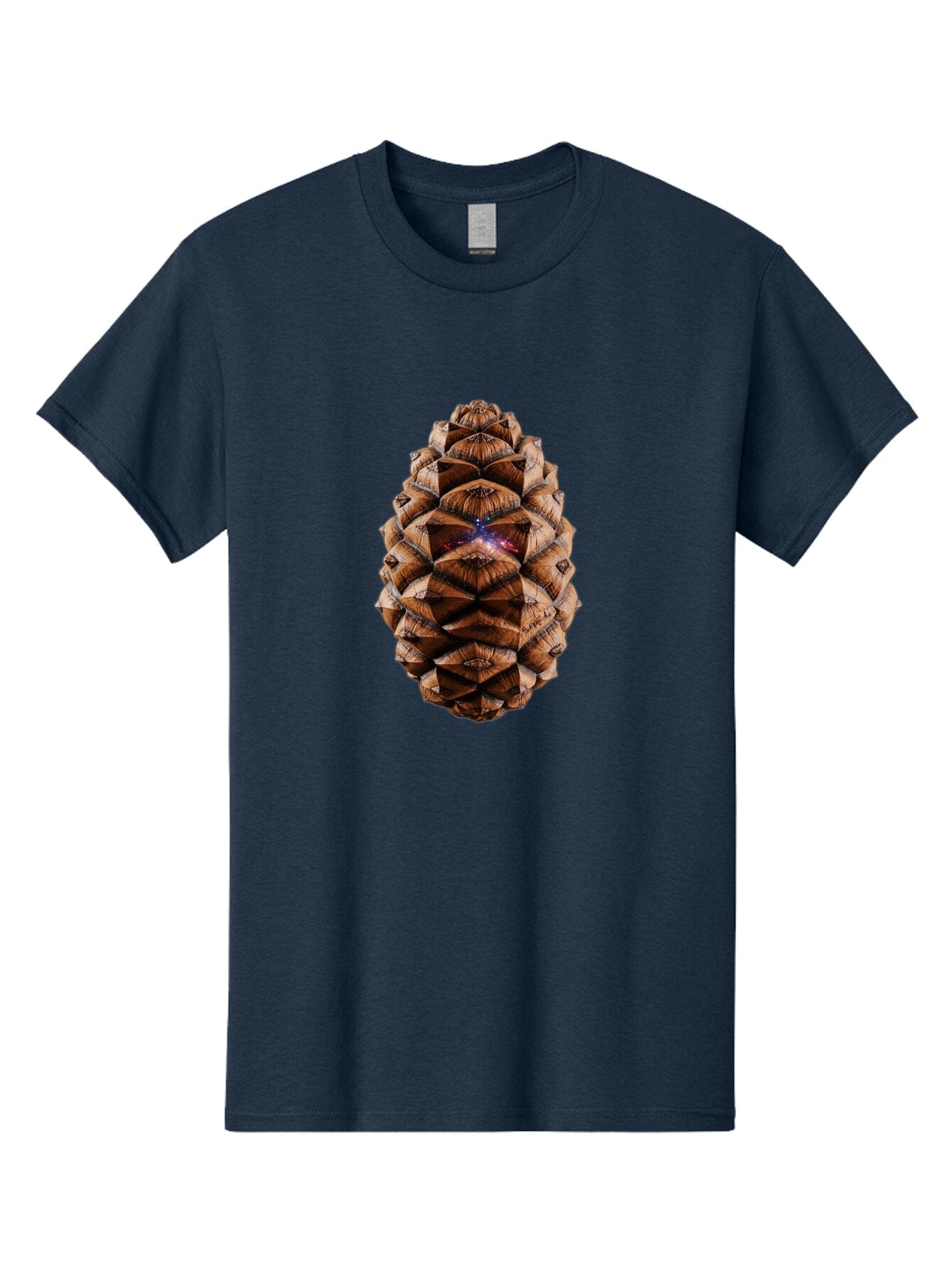 Pine-Cone-Galaxy-1 Men'S Graphic Tee, 100% Cotton, Comfortable Casual Summer Wear, Machine Washable, Vintage Camera, Old Camera, Antique Camera, Black Camera, Classic Photography, Photography Equipment, Nostalgic Device, Film Camera, Ban115 3