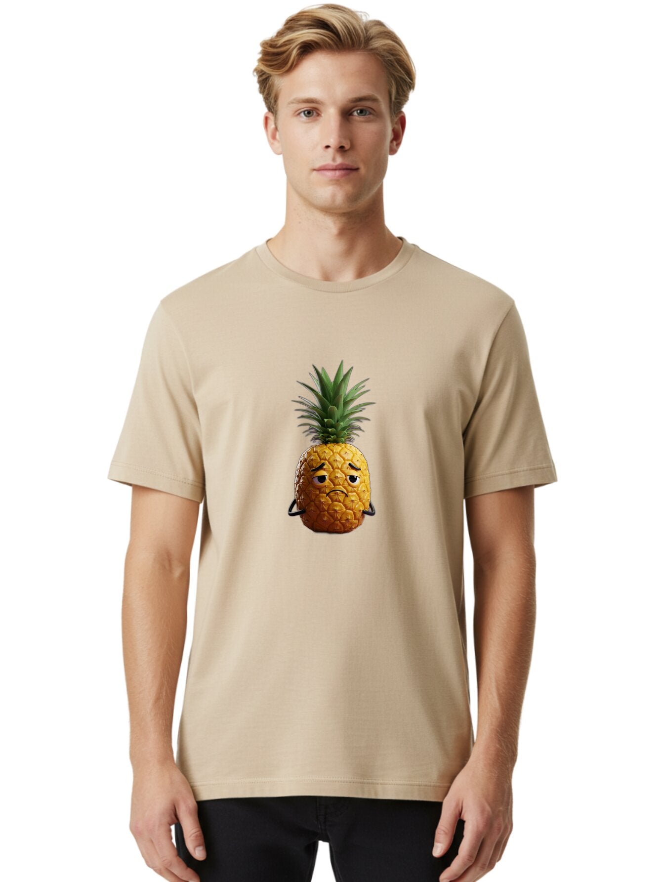 Pineapple-With-A-Grumpy-Face Men'S Graphic Tee, 100% Cotton, Comfortable Casual Summer Wear, Machine Washable, Vintage Camera, Old Camera, Antique Camera, Black Camera, Classic Photography, Photography Equipment, Nostalgic Device, Film Camera, Ban119 20