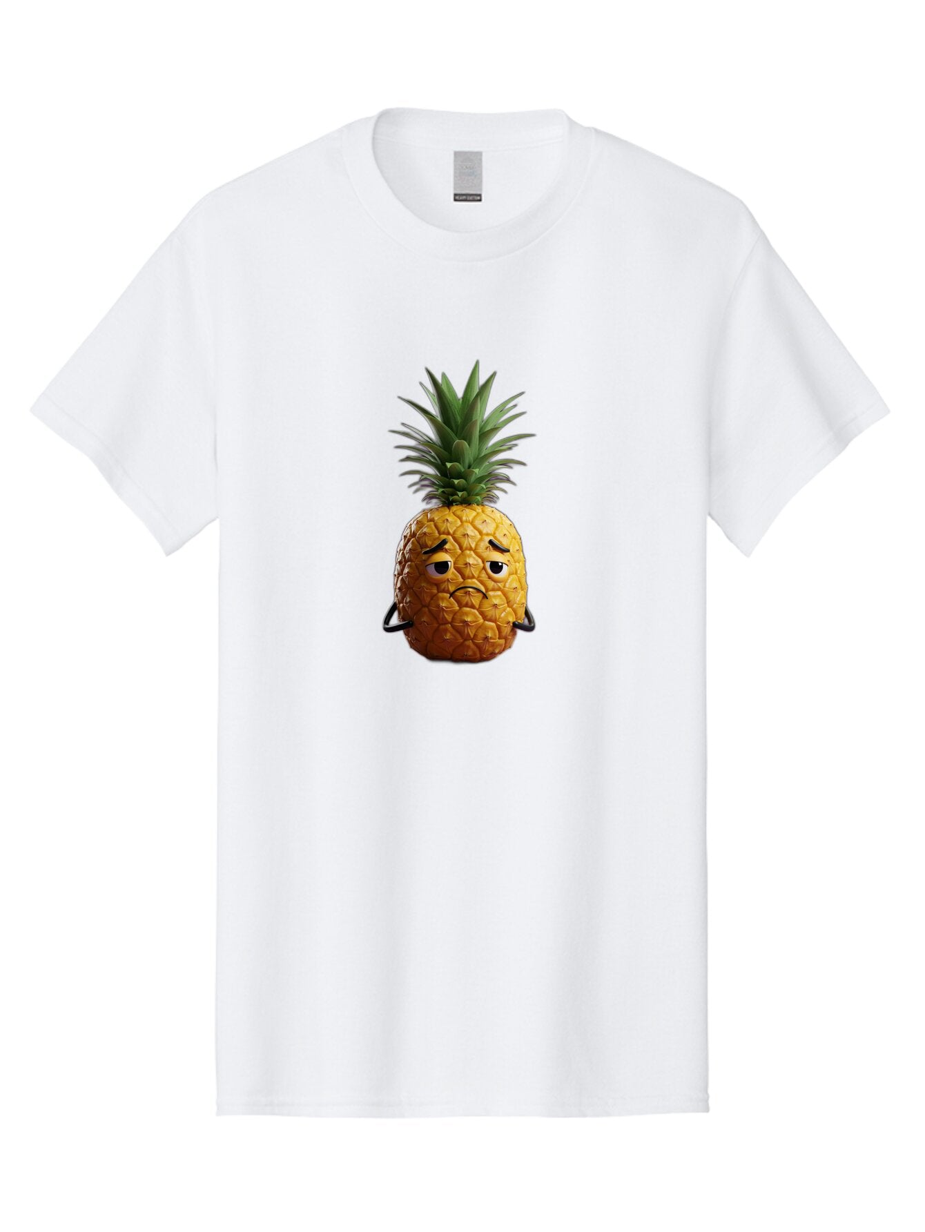 Pineapple-With-A-Grumpy-Face Men'S Graphic Tee, 100% Cotton, Comfortable Casual Summer Wear, Machine Washable, Vintage Camera, Old Camera, Antique Camera, Black Camera, Classic Photography, Photography Equipment, Nostalgic Device, Film Camera, Ban119