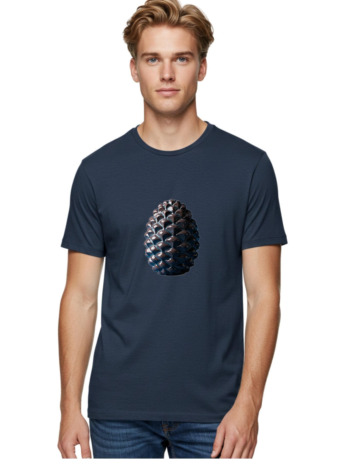 Pinecone-1 Men'S Graphic Tee, 100% Cotton, Comfortable Casual Summer Wear, Machine Washable, Vintage Camera, Old Camera, Antique Camera, Black Camera, Classic Photography, Photography Equipment, Nostalgic Device, Film Camera, Camera Art Ban123 24