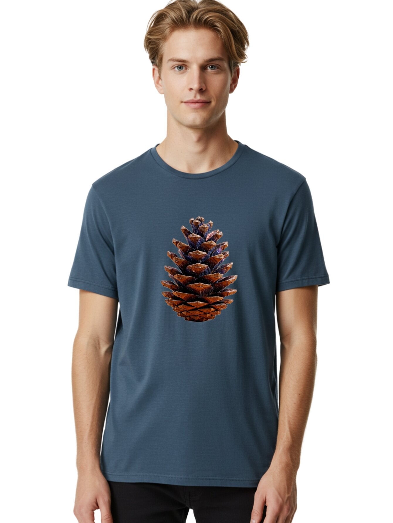 Pinecone Men'S Graphic Tee, 100% Cotton, Comfortable Casual Summer Wear, Machine Washable, Vintage Camera, Old Camera, Antique Camera, Black Camera, Classic Photography, Photography Equipment, Nostalgic Device, Film Camera, Camera Art Ban124 24