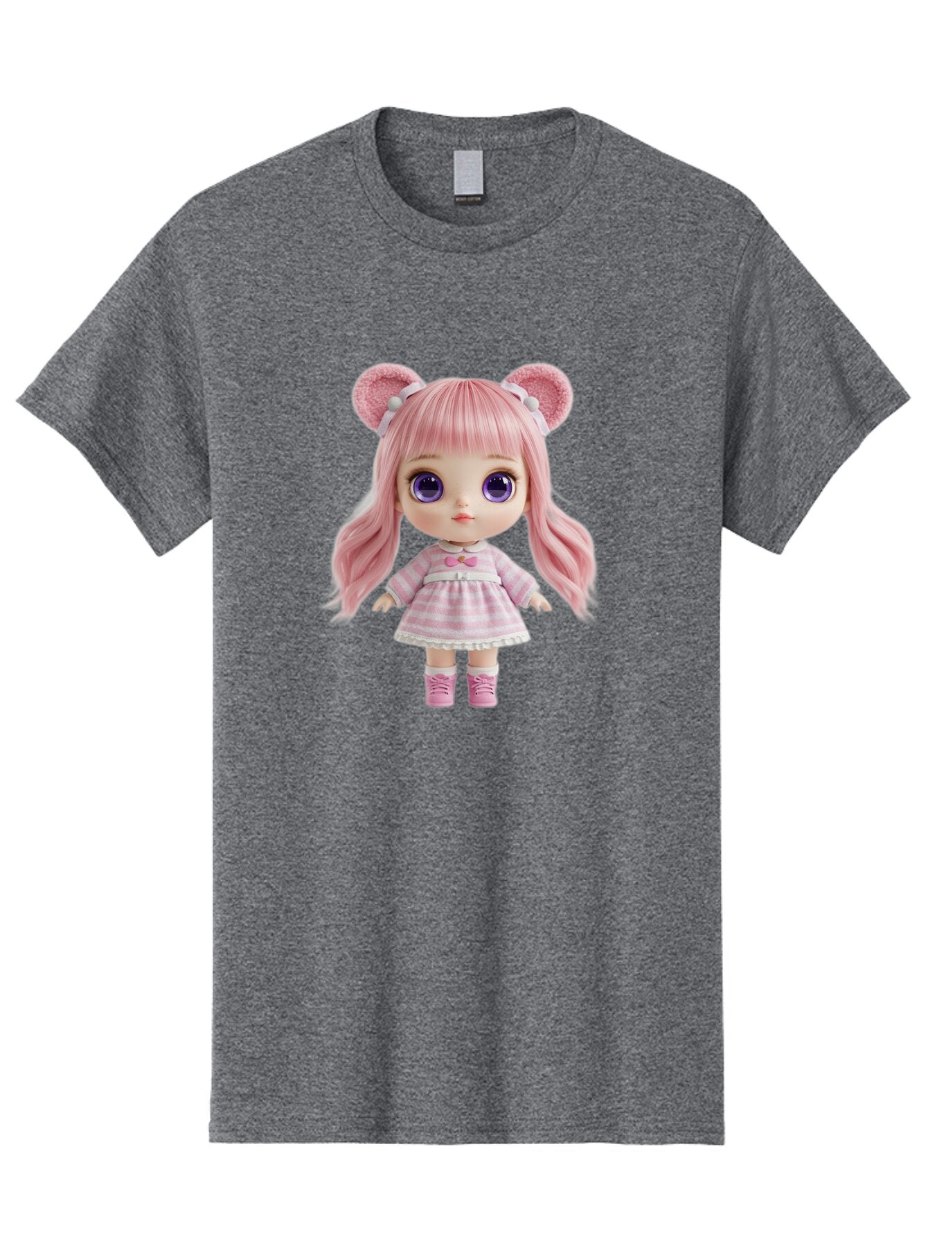 Pink-Blythe-Doll Men'S Graphic Tee, 100% Cotton, Comfortable Casual Summer Wear, Machine Washable, Vintage Camera, Old Camera, Antique Camera, Black Camera, Classic Photography, Photography Equipment, Nostalgic Device, Film Camera, Camera Art Ban125 11