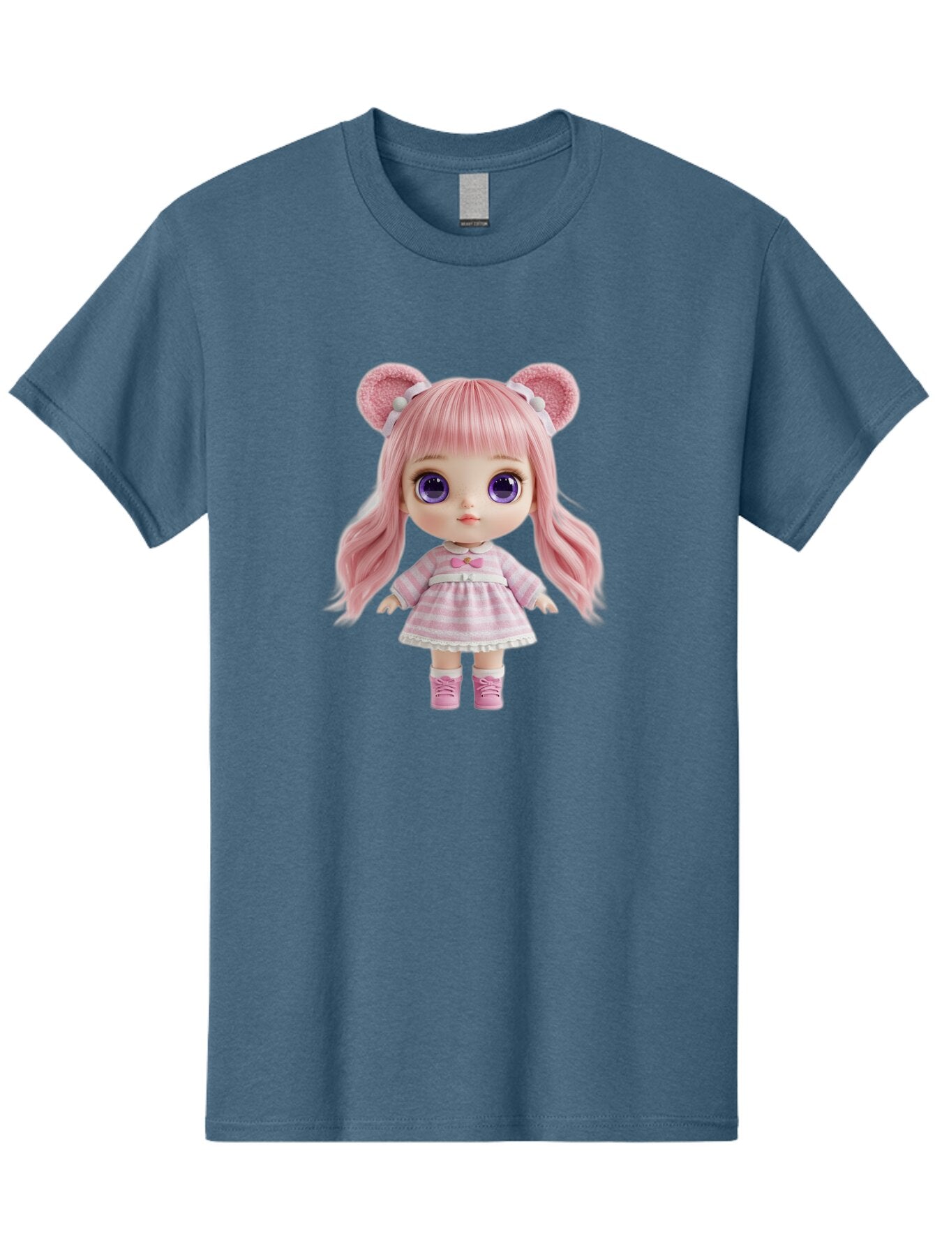 Pink-Blythe-Doll Men'S Graphic Tee, 100% Cotton, Comfortable Casual Summer Wear, Machine Washable, Vintage Camera, Old Camera, Antique Camera, Black Camera, Classic Photography, Photography Equipment, Nostalgic Device, Film Camera, Camera Art Ban125 15
