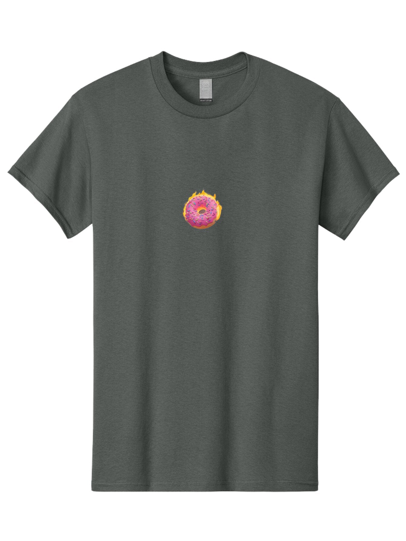 Pink-Donut-Fire Men'S Graphic Tee, 100% Cotton, Comfortable Casual Summer Wear, Machine Washable, Vintage Camera, Old Camera, Antique Camera, Black Camera, Classic Photography, Photography Equipment, Nostalgic Device, Film Camera, Camera Art Ban127 11