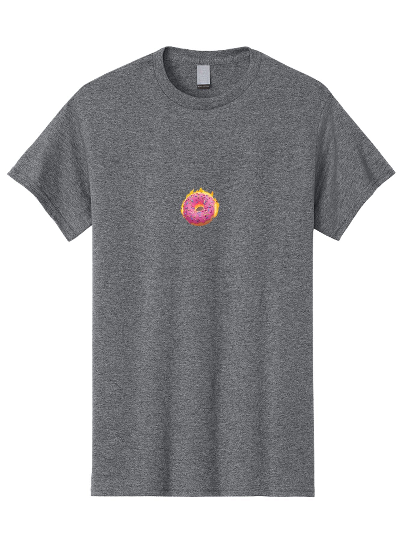 Pink-Donut-Fire Men'S Graphic Tee, 100% Cotton, Comfortable Casual Summer Wear, Machine Washable, Vintage Camera, Old Camera, Antique Camera, Black Camera, Classic Photography, Photography Equipment, Nostalgic Device, Film Camera, Camera Art Ban127 4