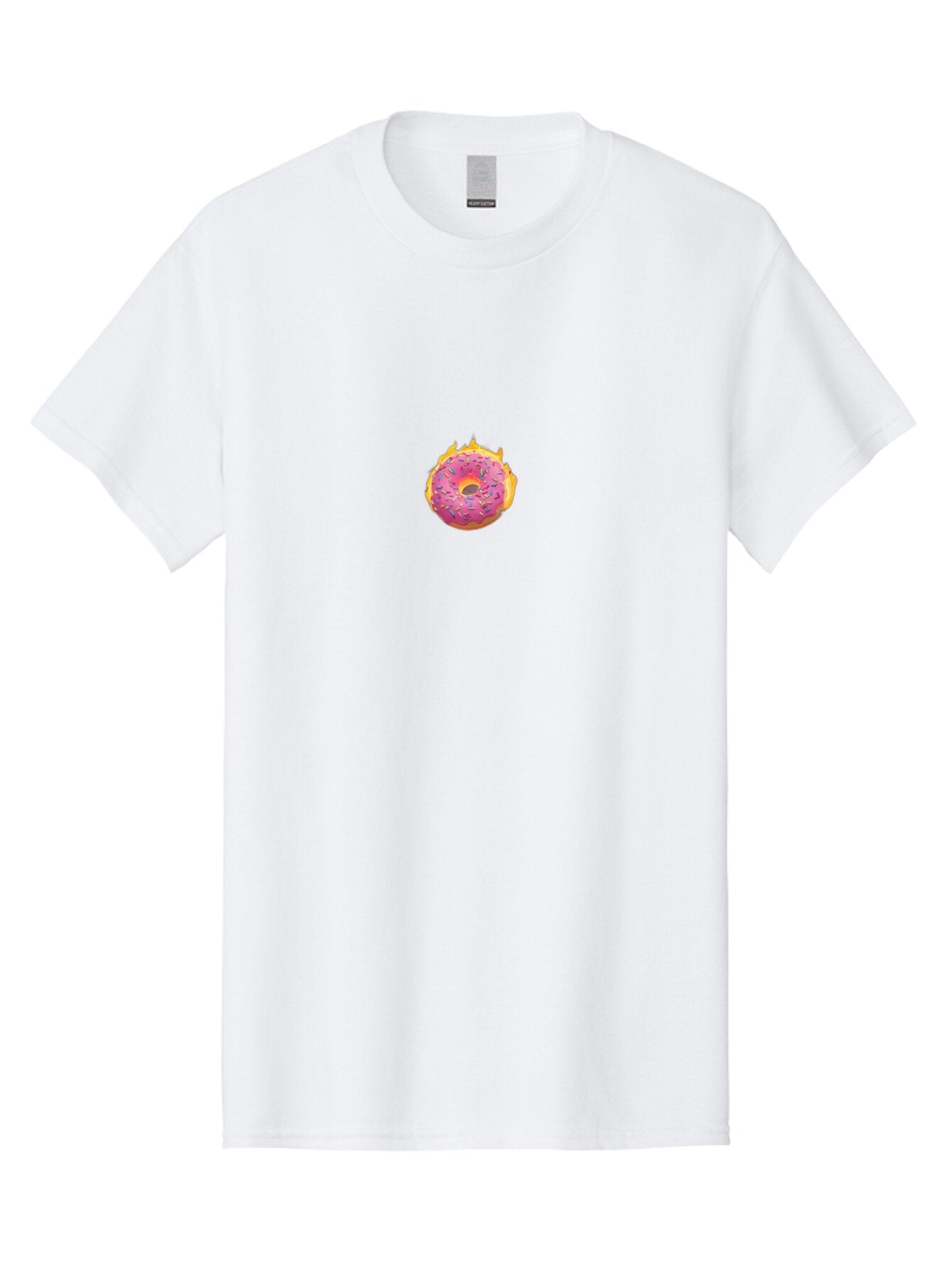 Pink-Donut-Fire Men'S Graphic Tee, 100% Cotton, Comfortable Casual Summer Wear, Machine Washable, Vintage Camera, Old Camera, Antique Camera, Black Camera, Classic Photography, Photography Equipment, Nostalgic Device, Film Camera, Camera Art Ban127 9