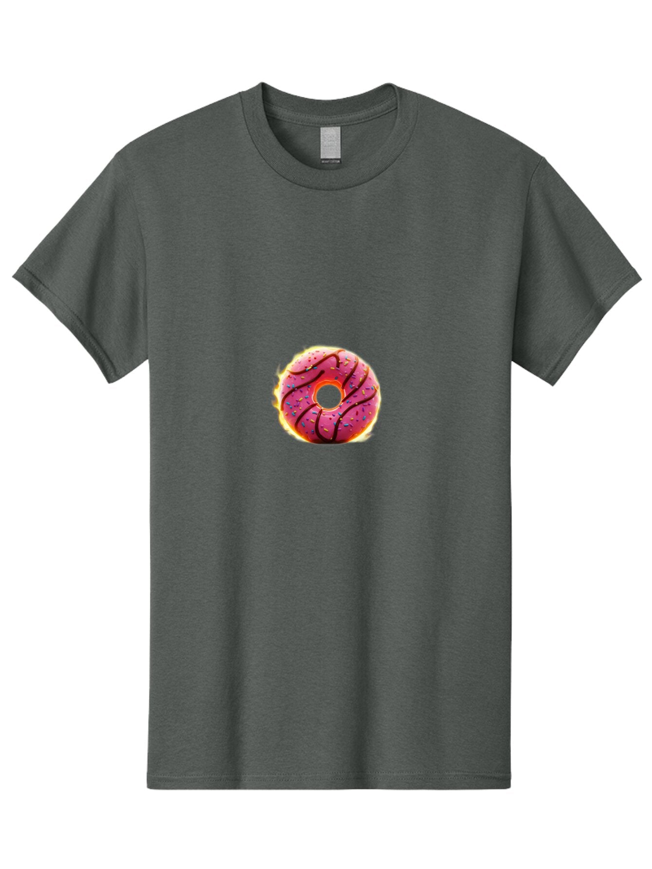 Pink-Donut Men'S Graphic Tee, 100% Cotton, Comfortable Casual Summer Wear, Machine Washable, Vintage Camera, Old Camera, Antique Camera, Black Camera, Classic Photography, Photography Equipment, Nostalgic Device, Film Camera, Camera Art Ban128 3