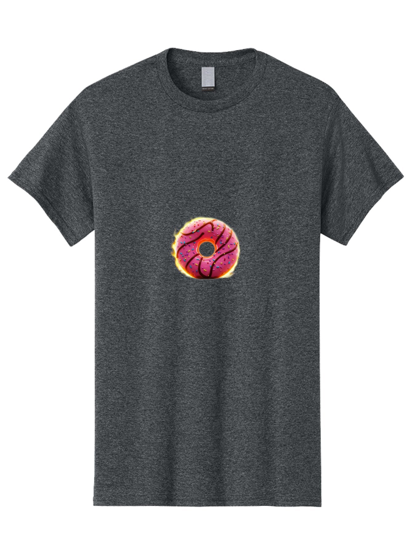 Pink-Donut Men'S Graphic Tee, 100% Cotton, Comfortable Casual Summer Wear, Machine Washable, Vintage Camera, Old Camera, Antique Camera, Black Camera, Classic Photography, Photography Equipment, Nostalgic Device, Film Camera, Camera Art Ban128 9