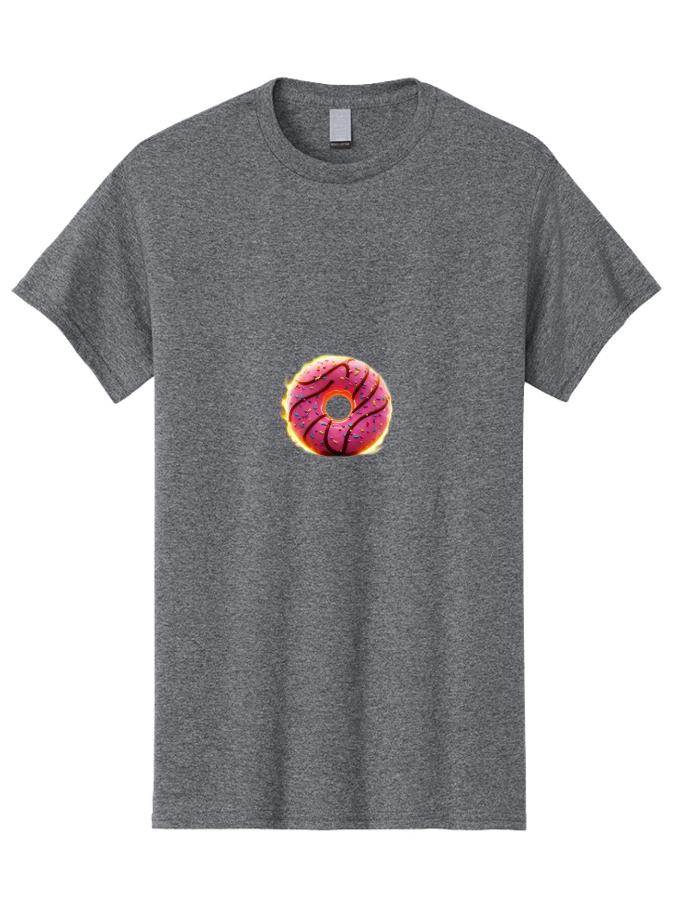 Pink-Donut Men'S Graphic Tee, 100% Cotton, Comfortable Casual Summer Wear, Machine Washable, Vintage Camera, Old Camera, Antique Camera, Black Camera, Classic Photography, Photography Equipment, Nostalgic Device, Film Camera, Camera Art Ban128 5