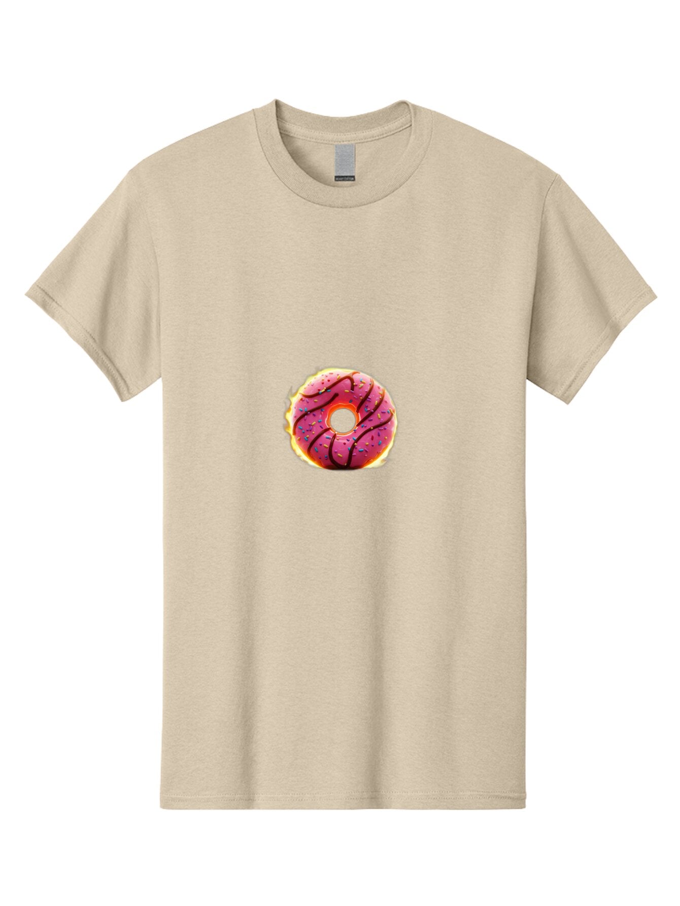 Pink-Donut Men'S Graphic Tee, 100% Cotton, Comfortable Casual Summer Wear, Machine Washable, Vintage Camera, Old Camera, Antique Camera, Black Camera, Classic Photography, Photography Equipment, Nostalgic Device, Film Camera, Camera Art Ban128 6