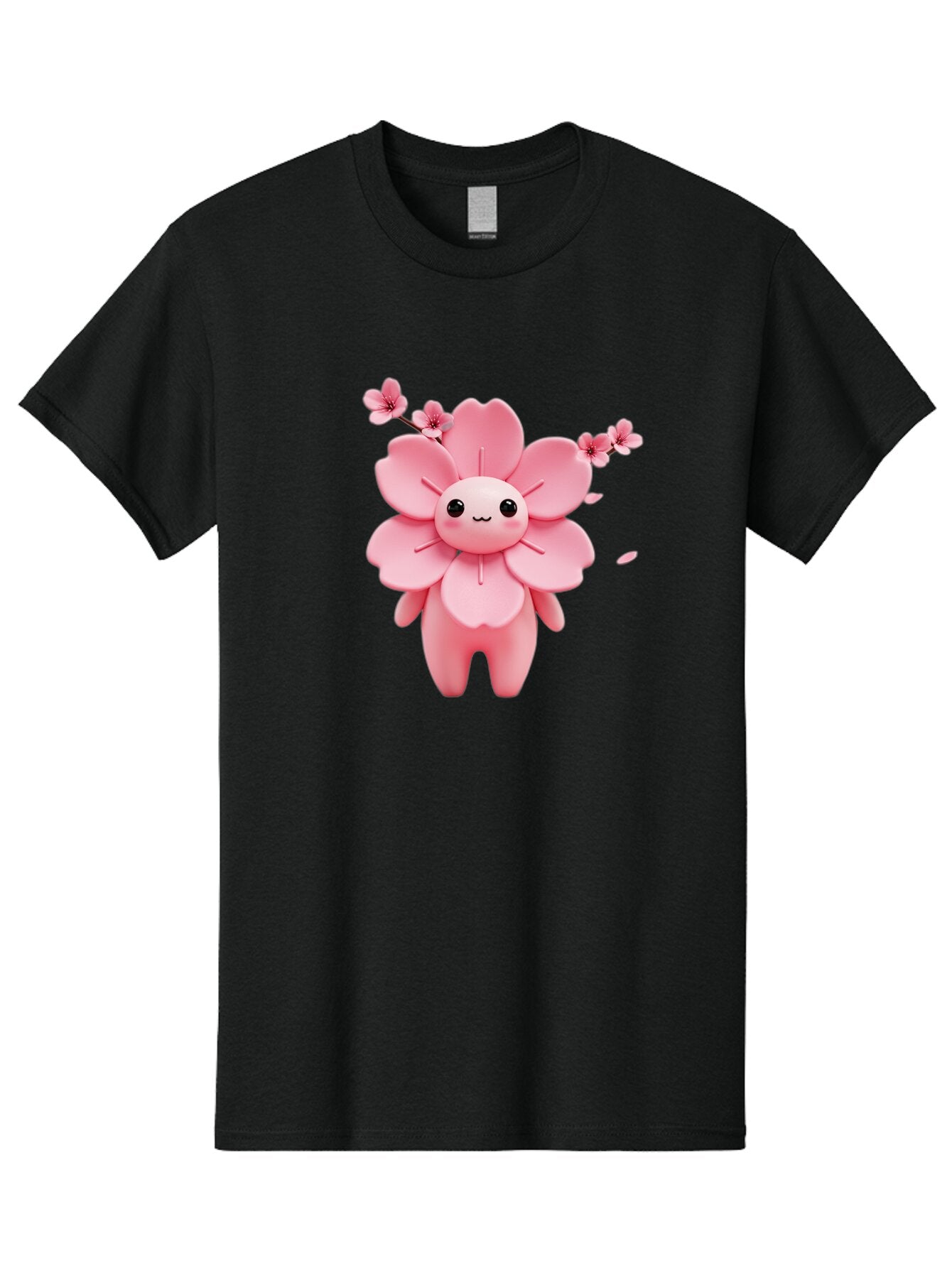 Pink-Flower-Character Men'S Graphic Tee, 100% Cotton, Comfortable Casual Summer Wear, Machine Washable, Vintage Camera, Old Camera, Antique Camera, Black Camera, Classic Photography, Photography Equipment, Nostalgic Device, Film Camera, Ban130 3
