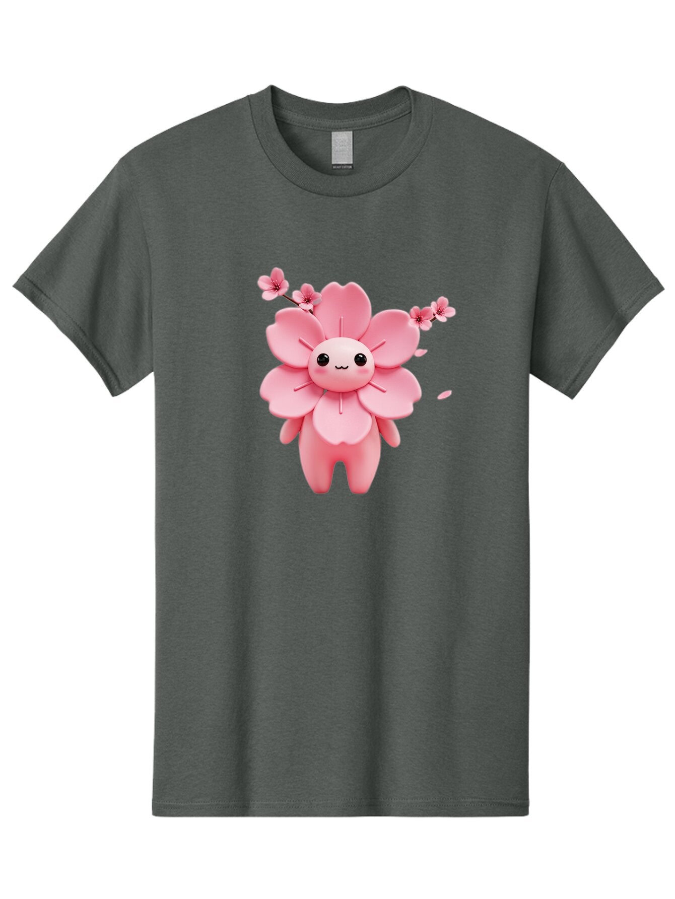 Pink-Flower-Character Men'S Graphic Tee, 100% Cotton, Comfortable Casual Summer Wear, Machine Washable, Vintage Camera, Old Camera, Antique Camera, Black Camera, Classic Photography, Photography Equipment, Nostalgic Device, Film Camera, Ban130 13